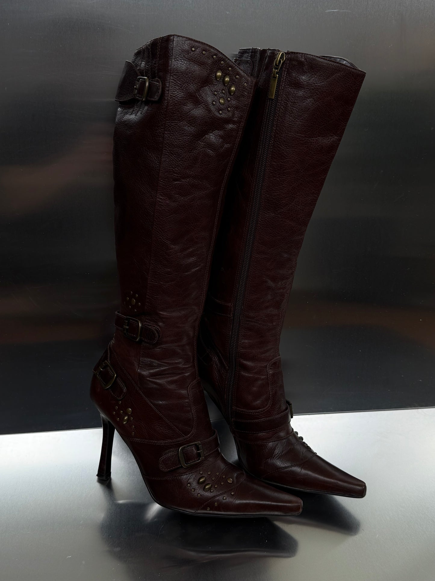 Vintage leather boots - TWINKLING GLOBAL