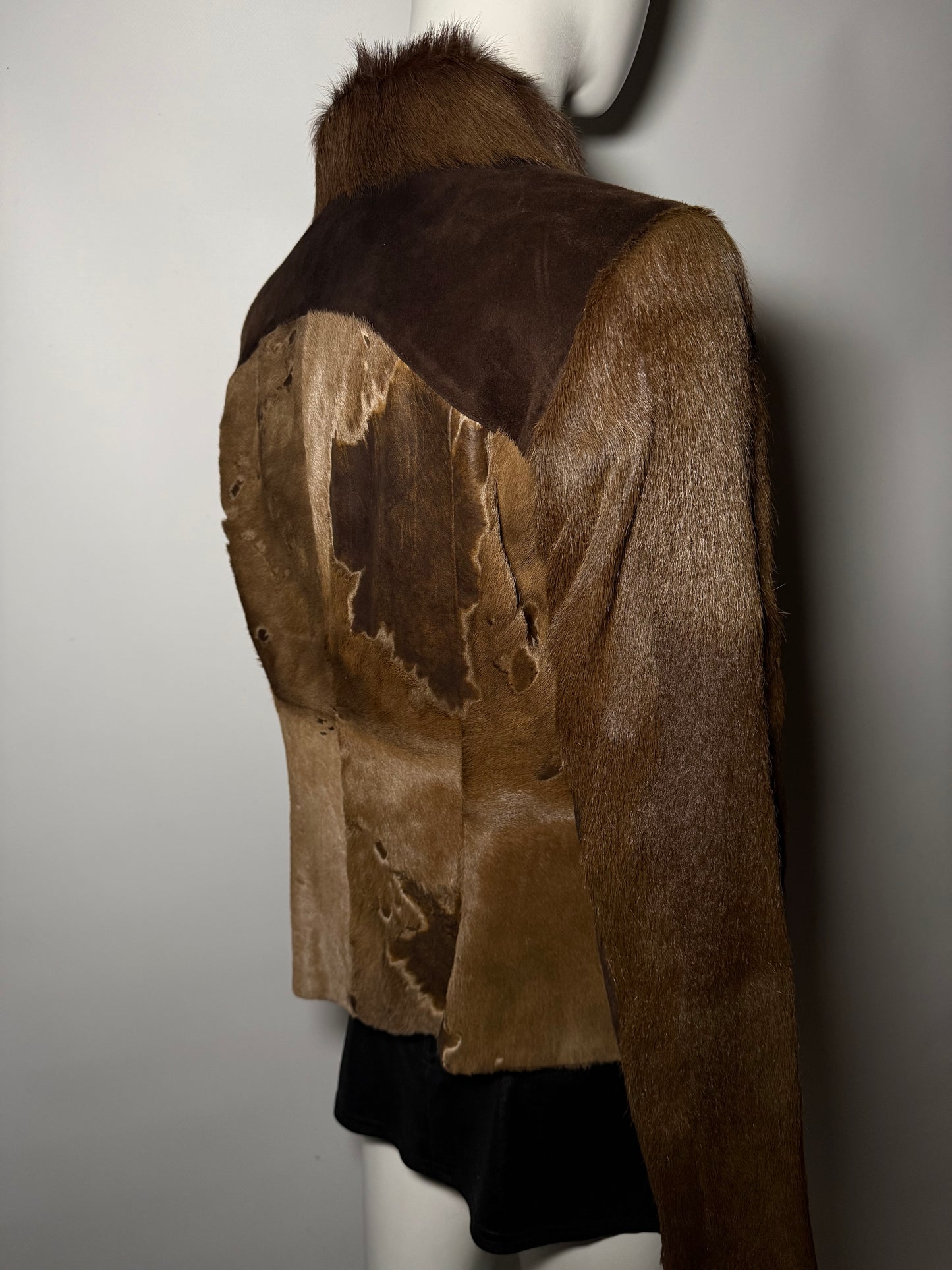 Vintage pony fur & leather jacket Twinkling Global