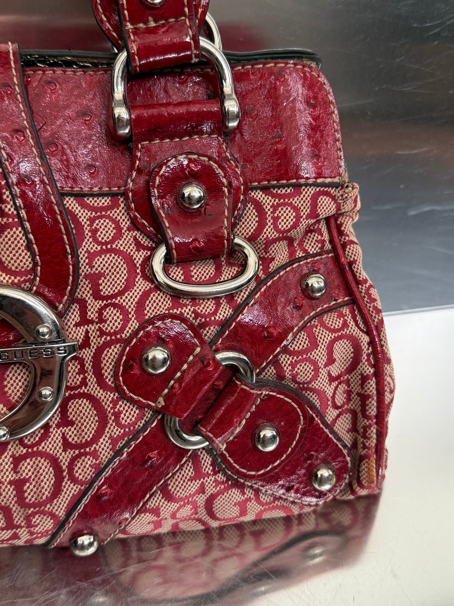 Vintage Guess Monogram Bag  Twinkling
