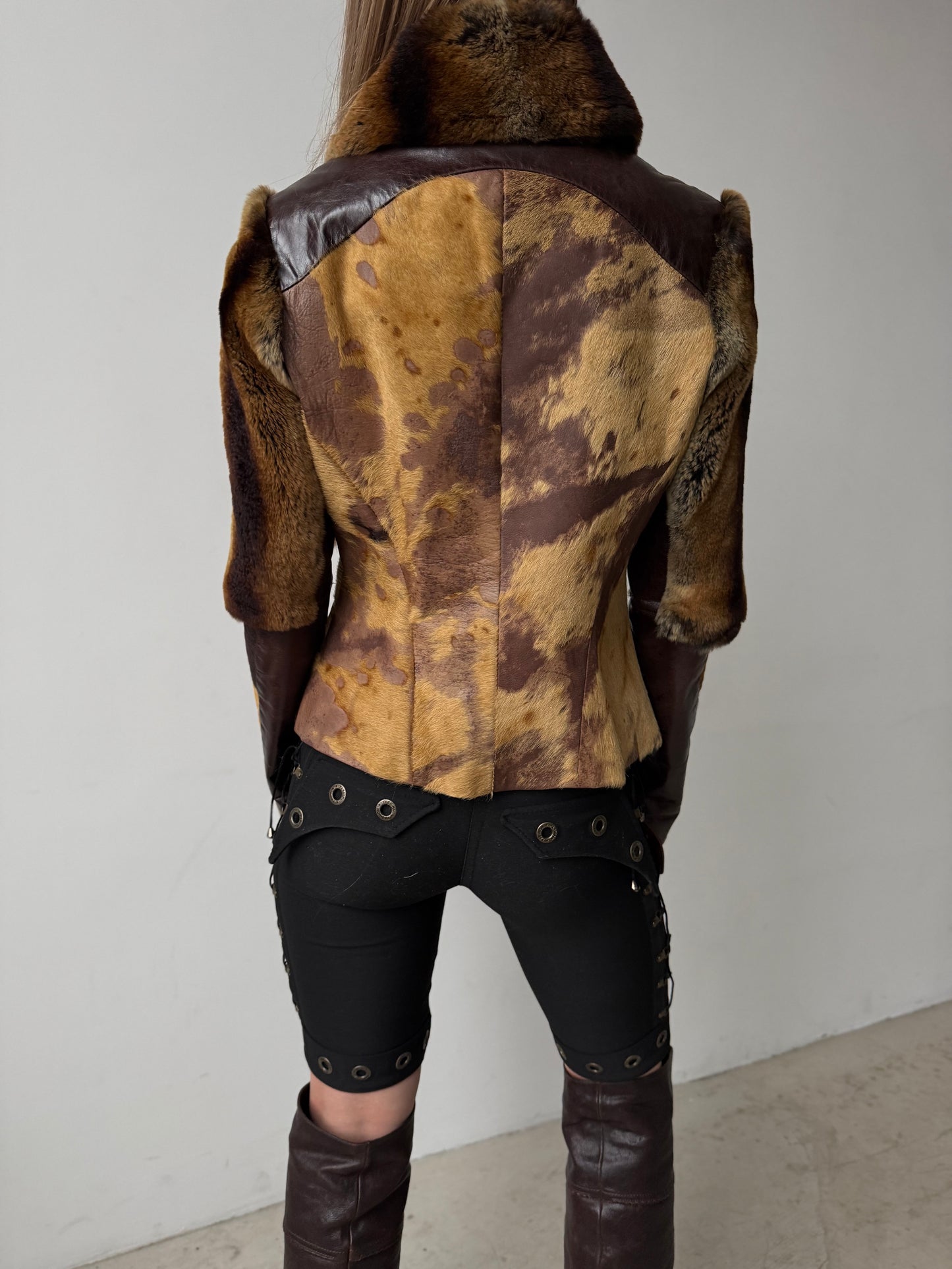 Vintage Black Stretch Lace-Up Shorts TWINKLING GLOBAL