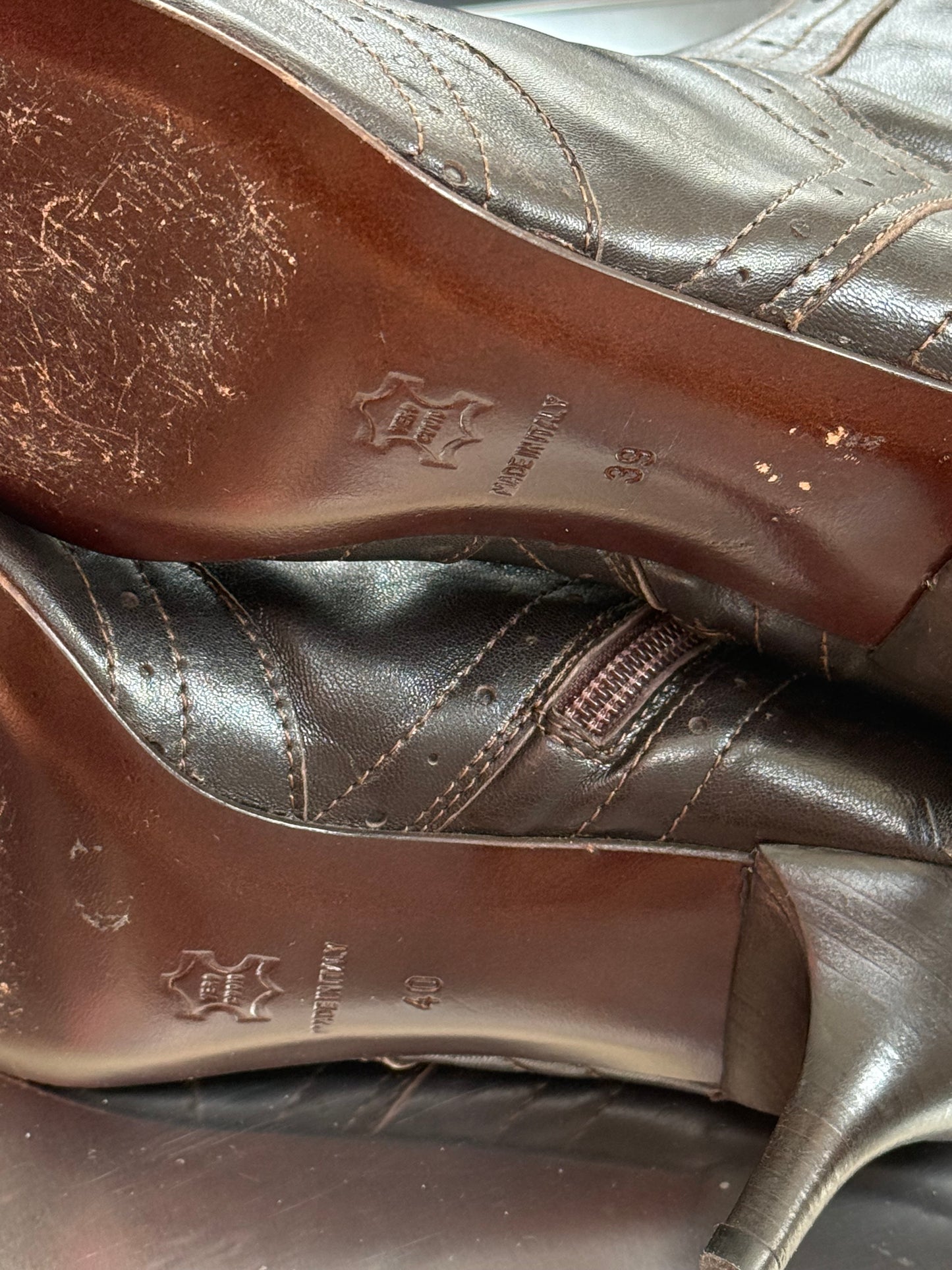 Vintage leather boots - TWINKLING GLOBAL