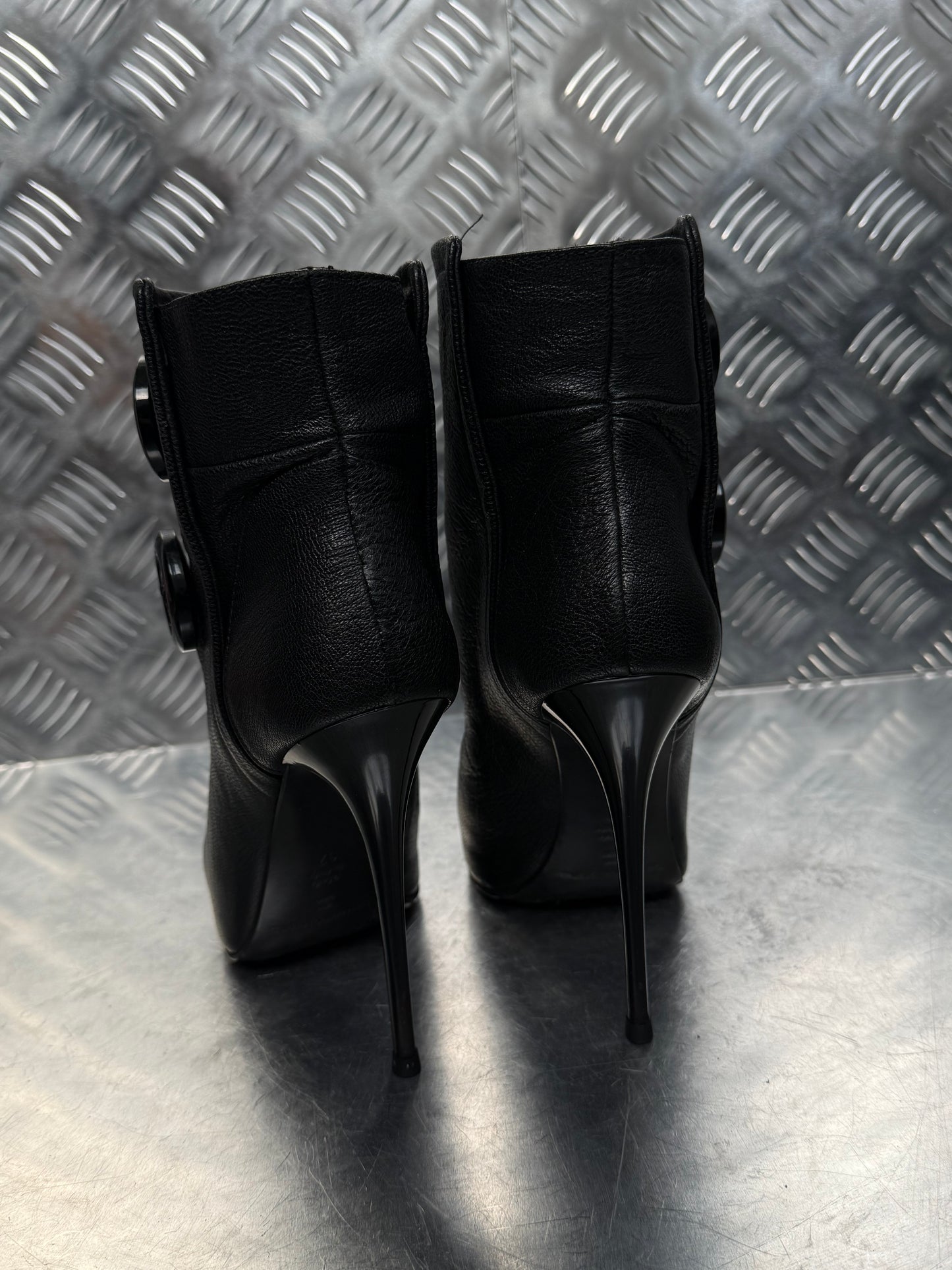 Vintage Gianmarco Lorenzi Buttoned Ankle Boots TWINKLING GLOBAL