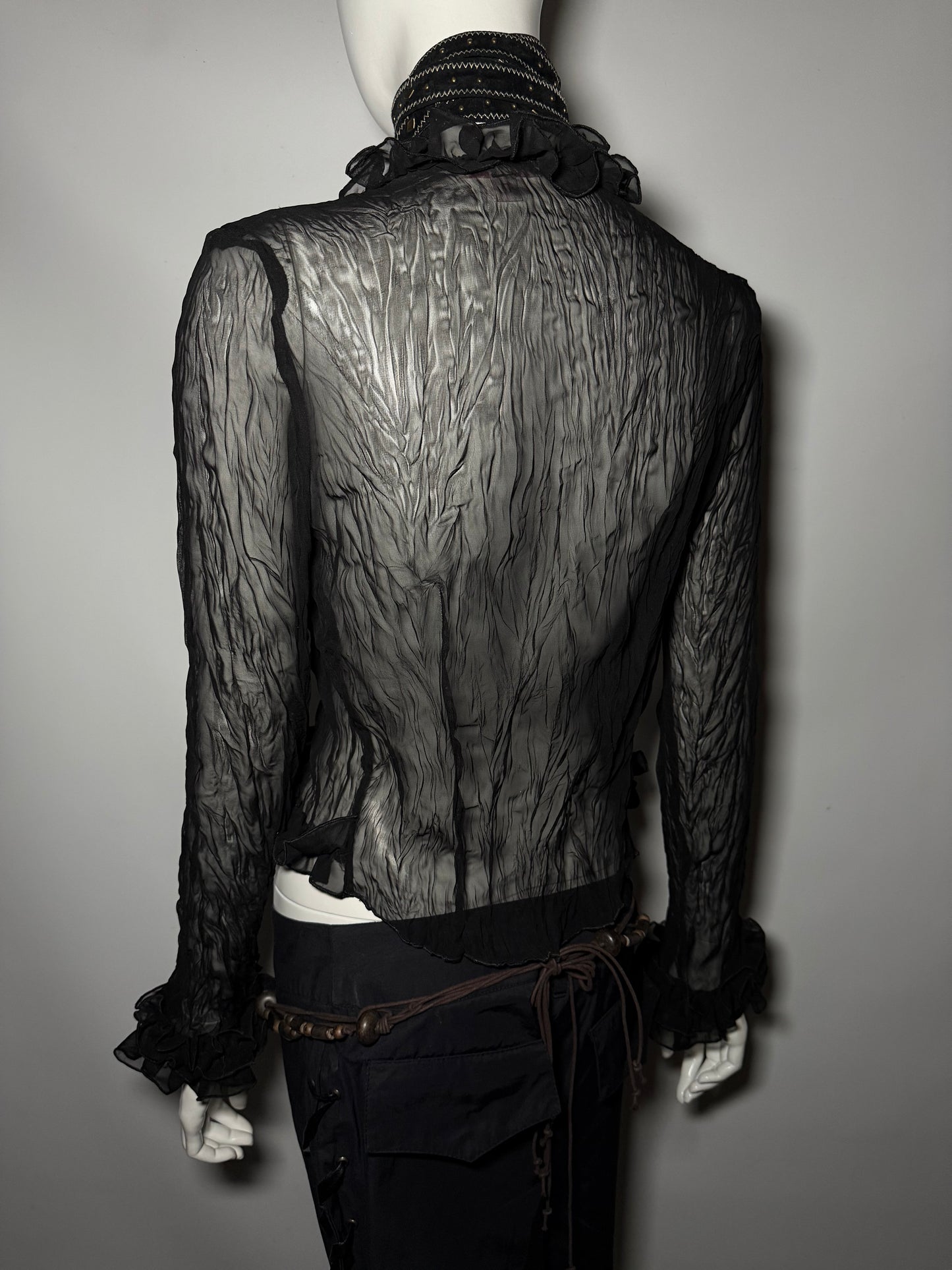 Vintage Ruffled Blouse - TWINKLING GLOBAL