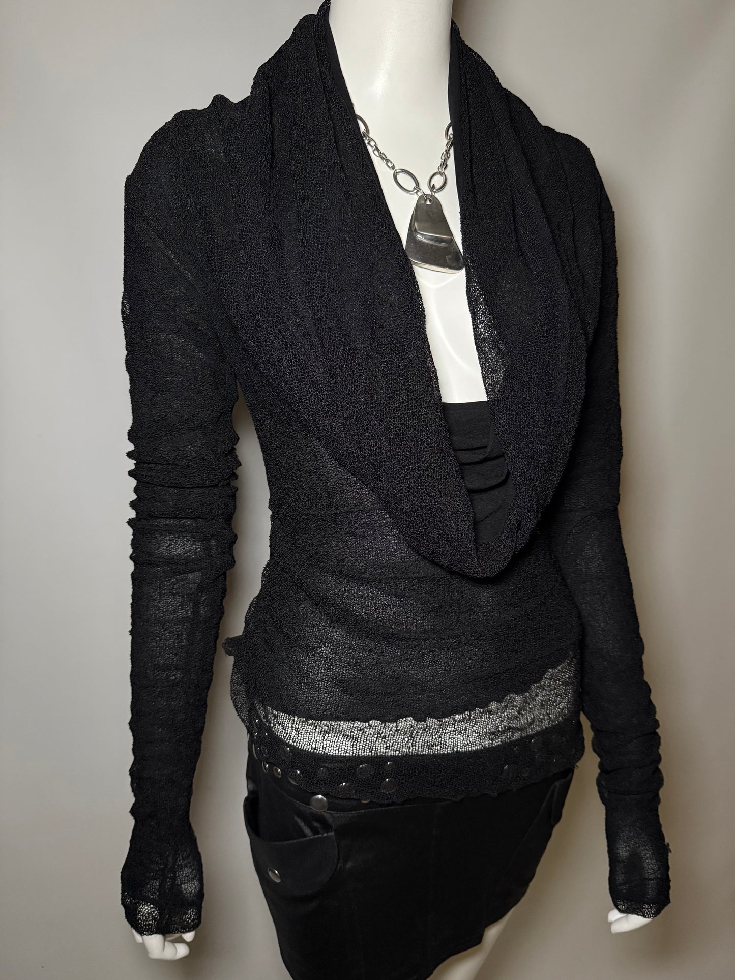 Vintage Long Sleeve Top Sarah Pacini Twinkling Global
