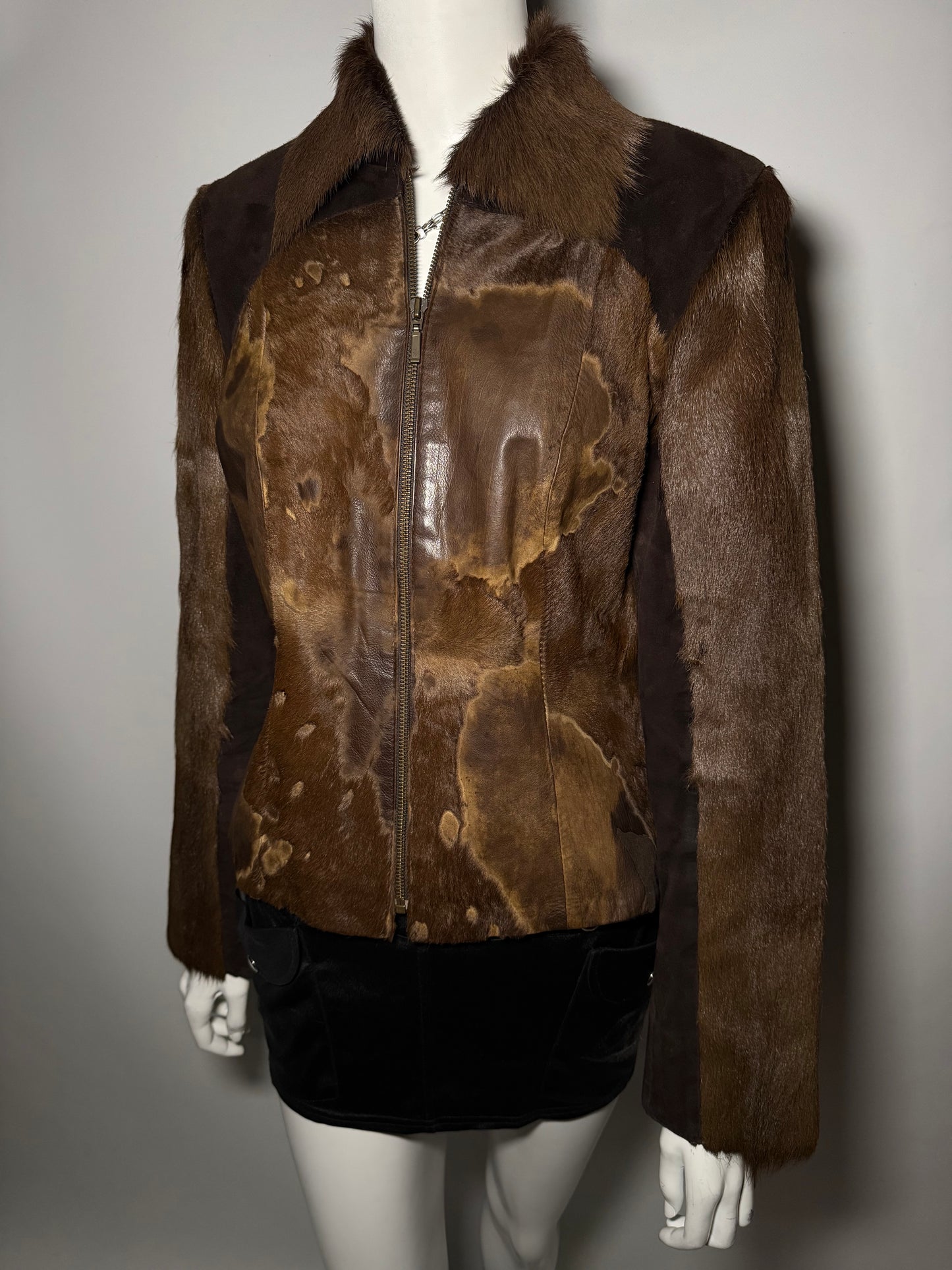 Vintage pony fur & leather jacket Twinkling Global