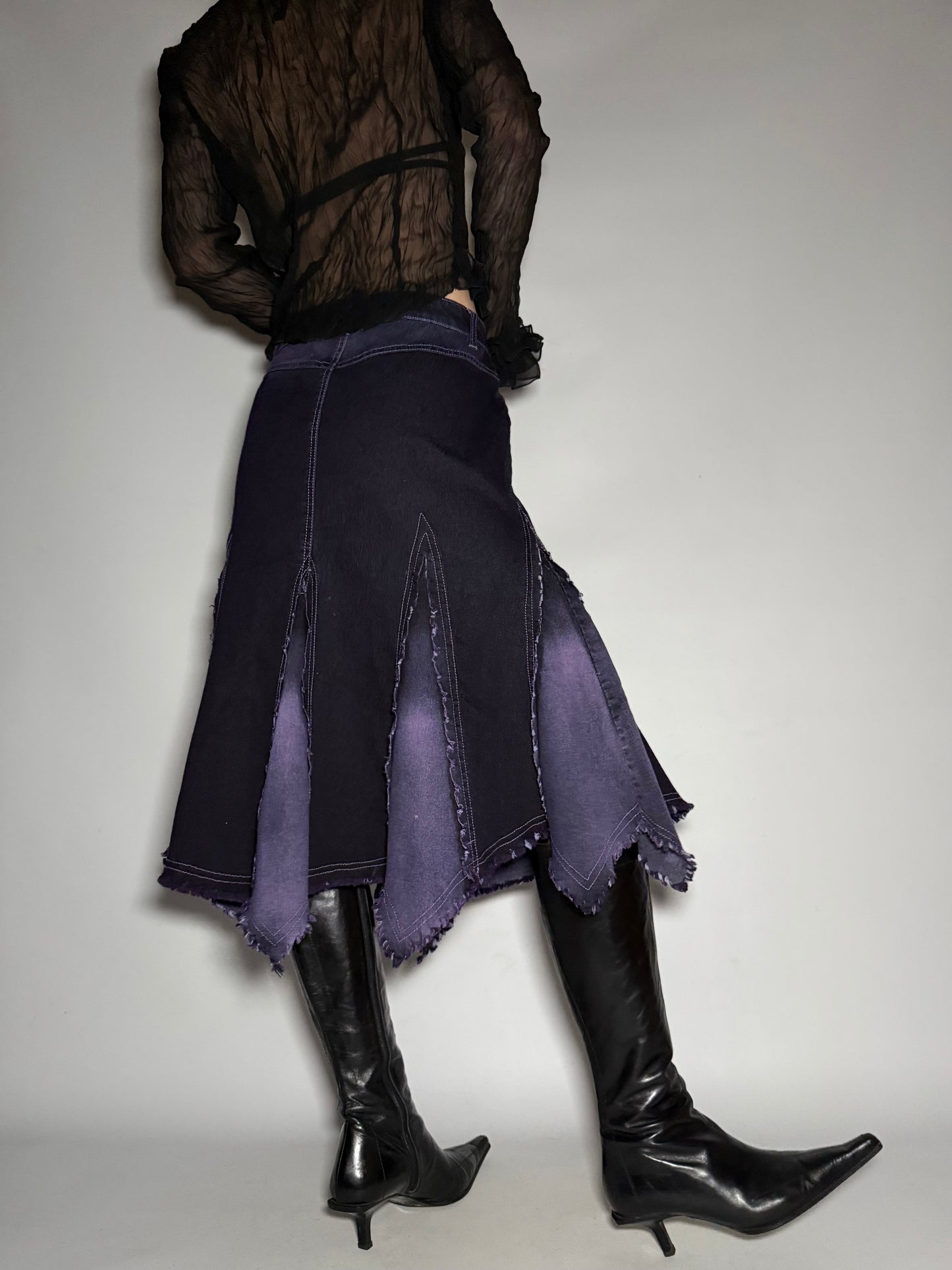Vintage denim skirt - TWINKLING GLOBAL