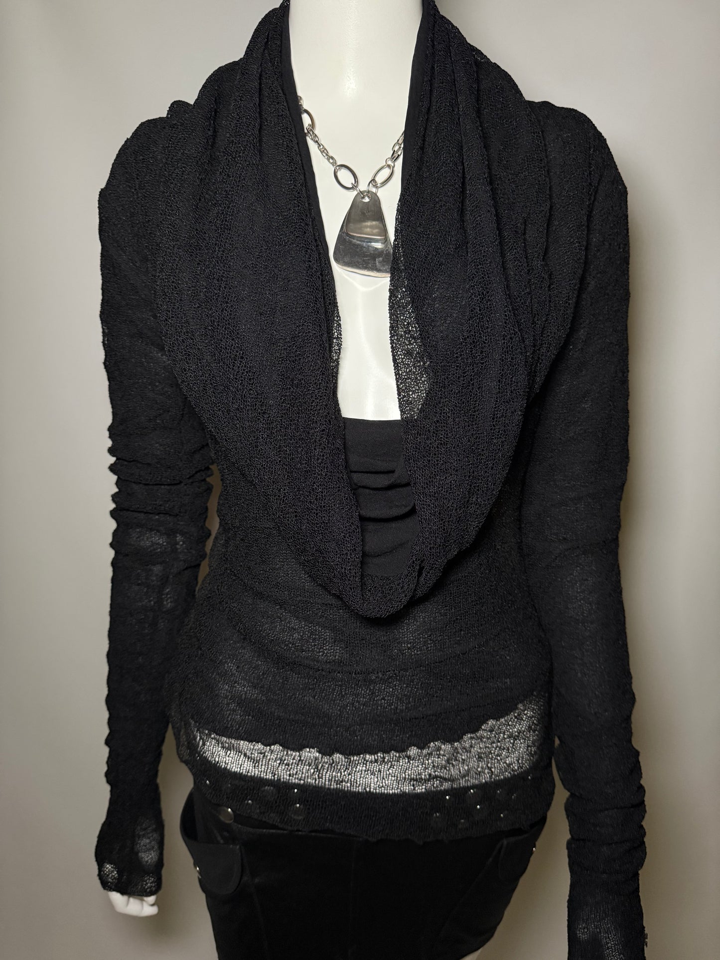 Vintage Long Sleeve Top Sarah Pacini Twinkling Global