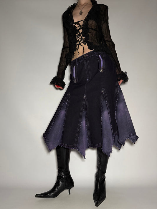 Vintage denim skirt - TWINKLING GLOBAL