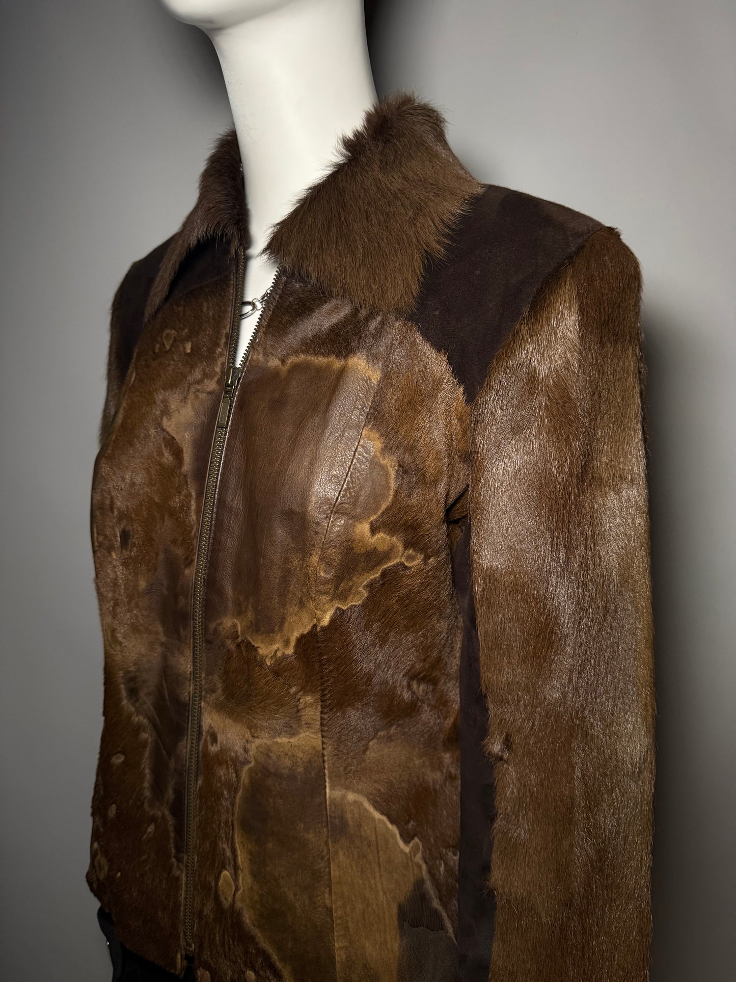 Vintage pony fur & leather jacket Twinkling Global