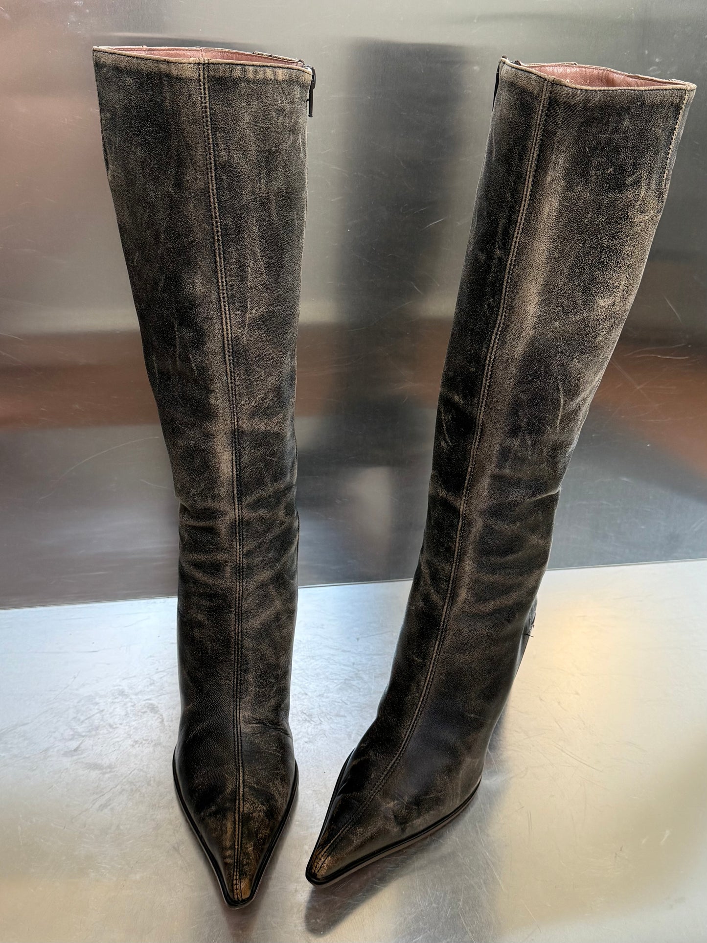 Vintage Leather Boots Kallisté Twinkling Global
