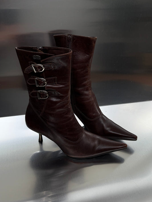 Vintage leather boots Buffalo - TWINKLING GLOBAL