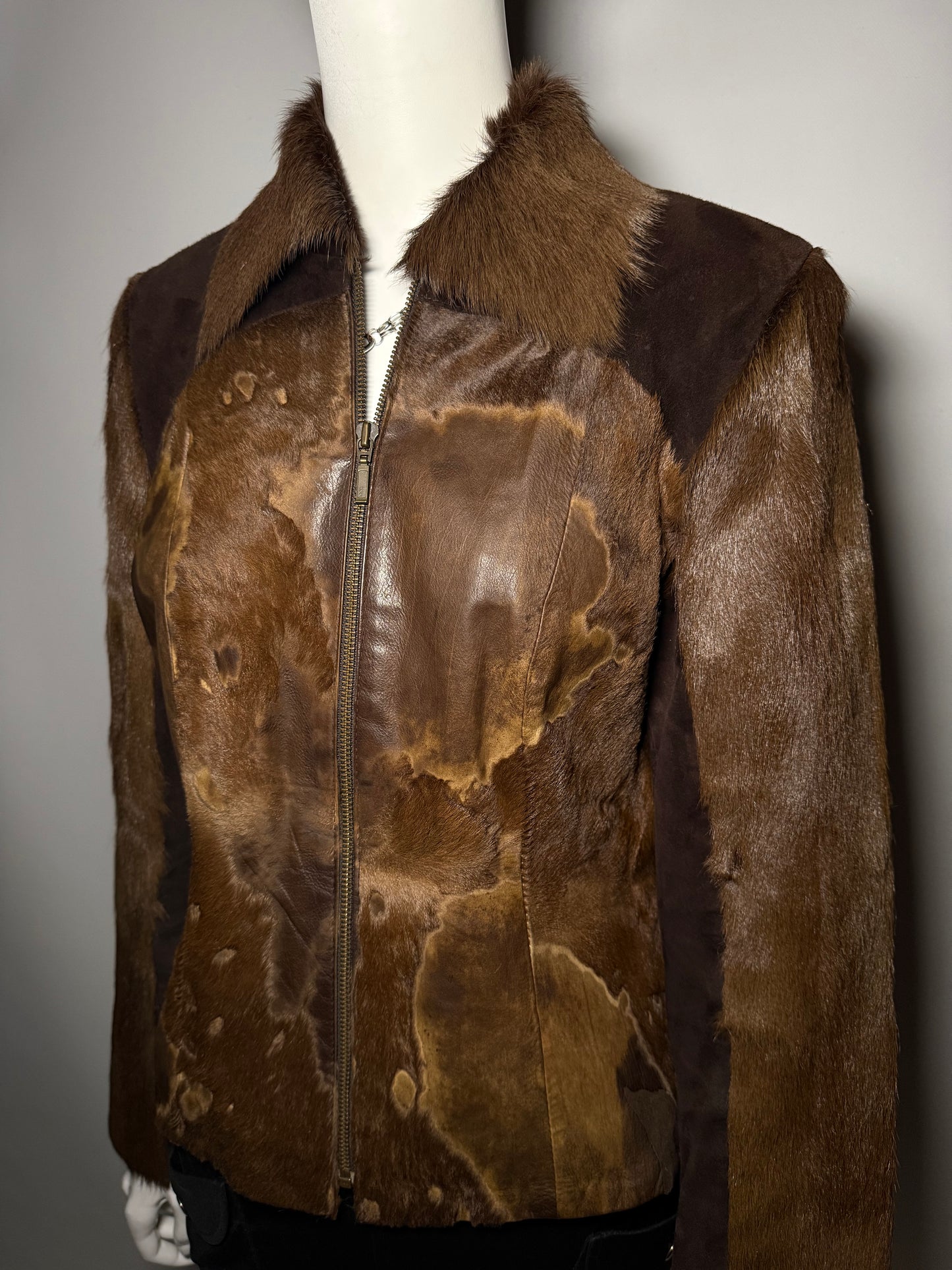 Vintage pony fur & leather jacket Twinkling Global