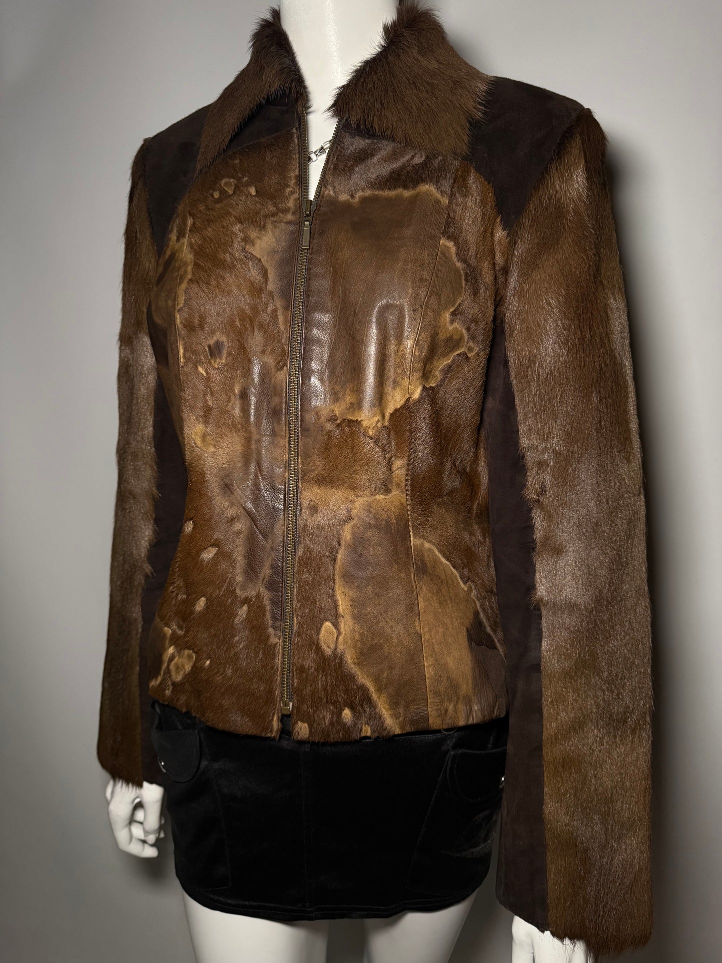 Vintage pony fur & leather jacket Twinkling Global