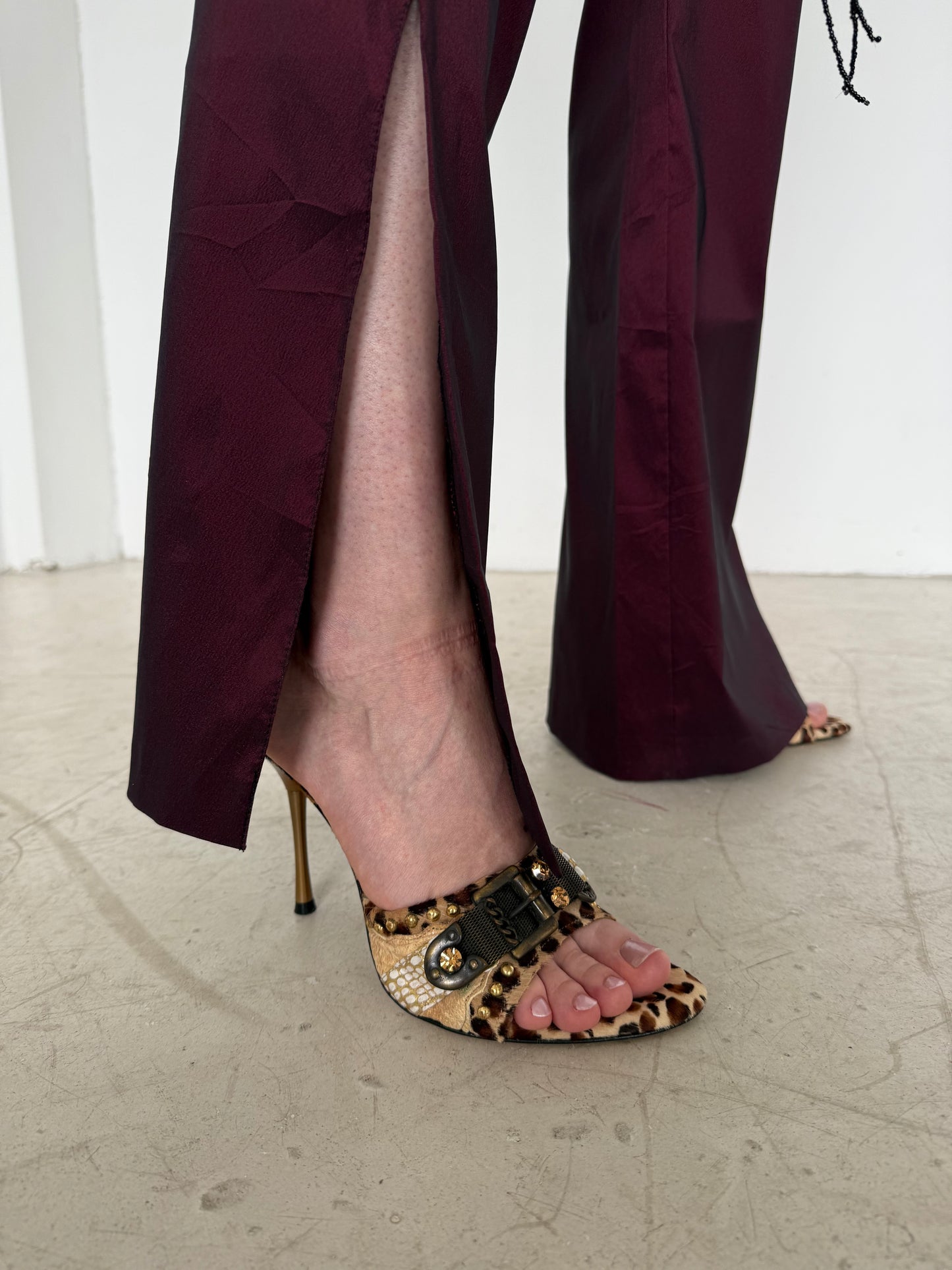 Vintage Leopard Print Mules Faith by El Dantes – Twinkling Global