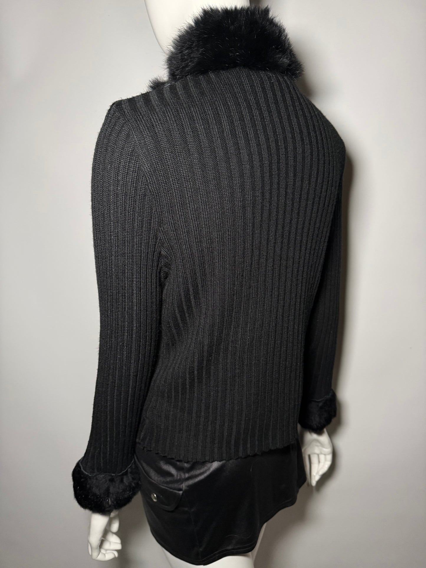 Vintage jacket with genuine fur trim Twinkling Global