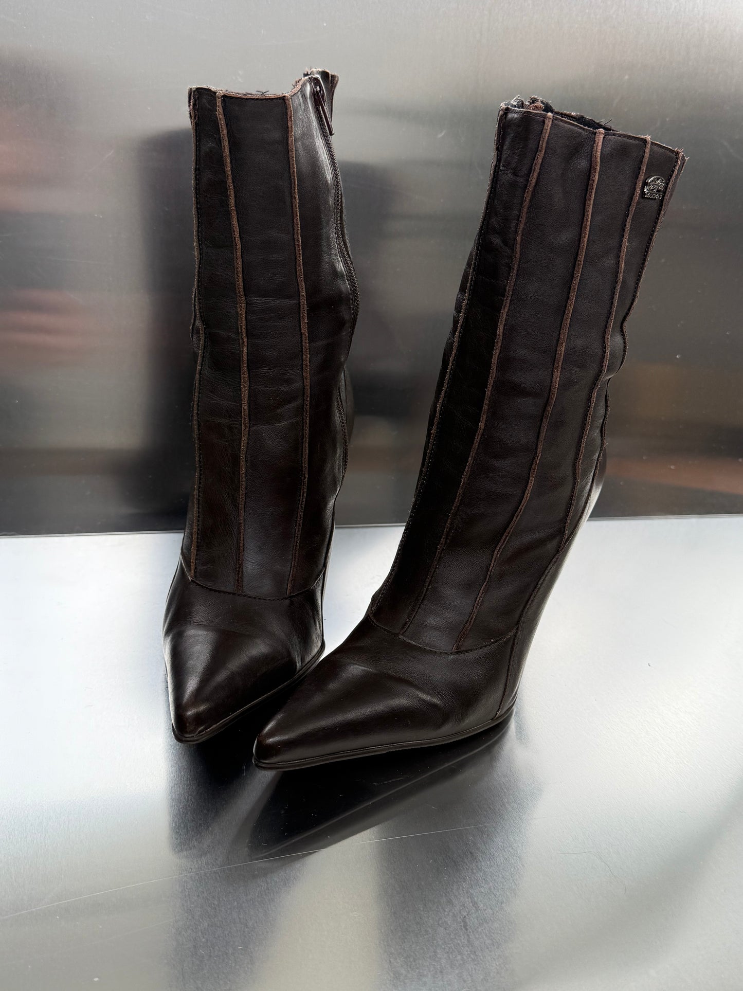 Vintage leather boots Buffalo - TWINKLING GLOBAL