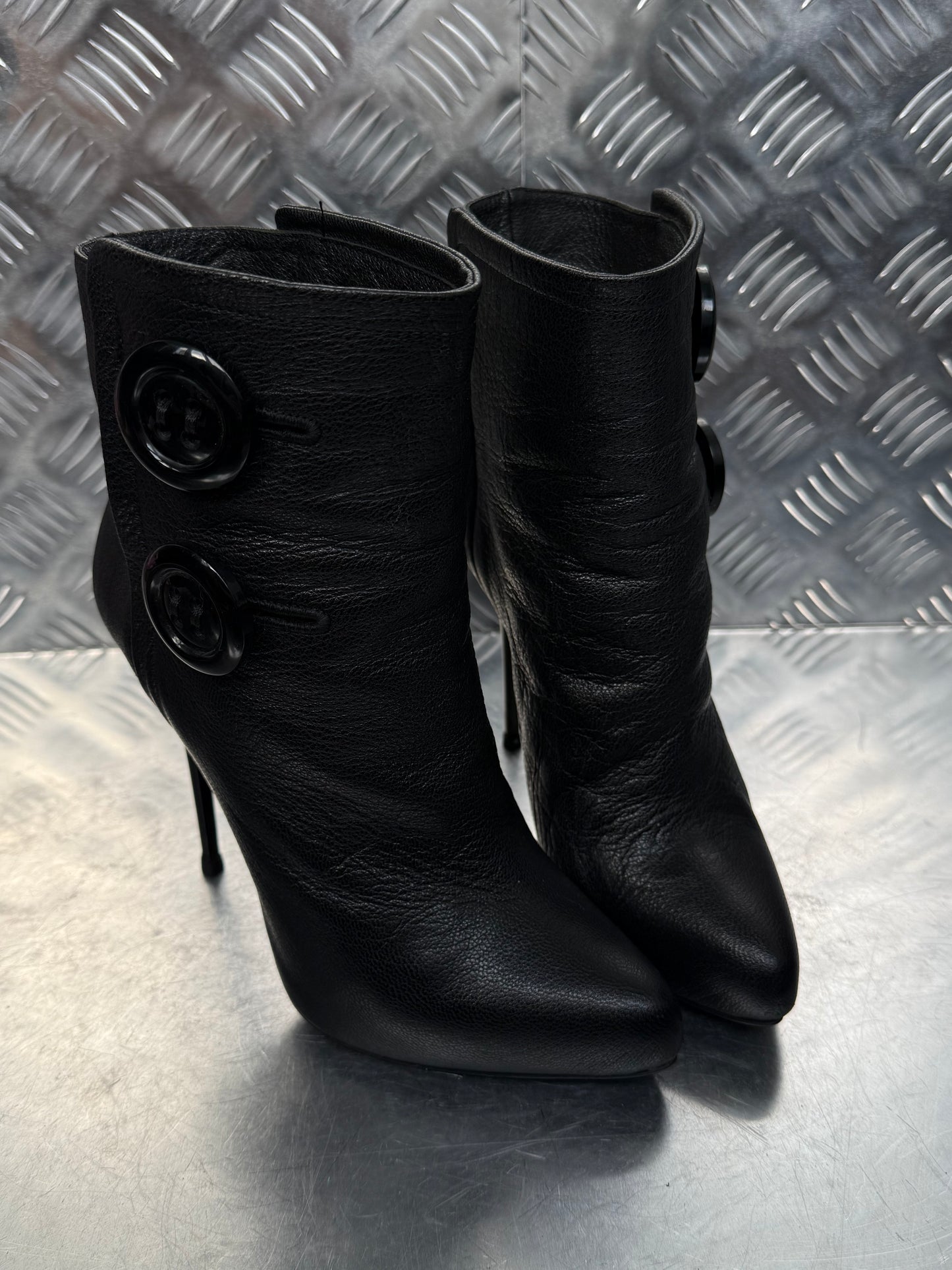 Vintage Gianmarco Lorenzi Buttoned Ankle Boots TWINKLING GLOBAL