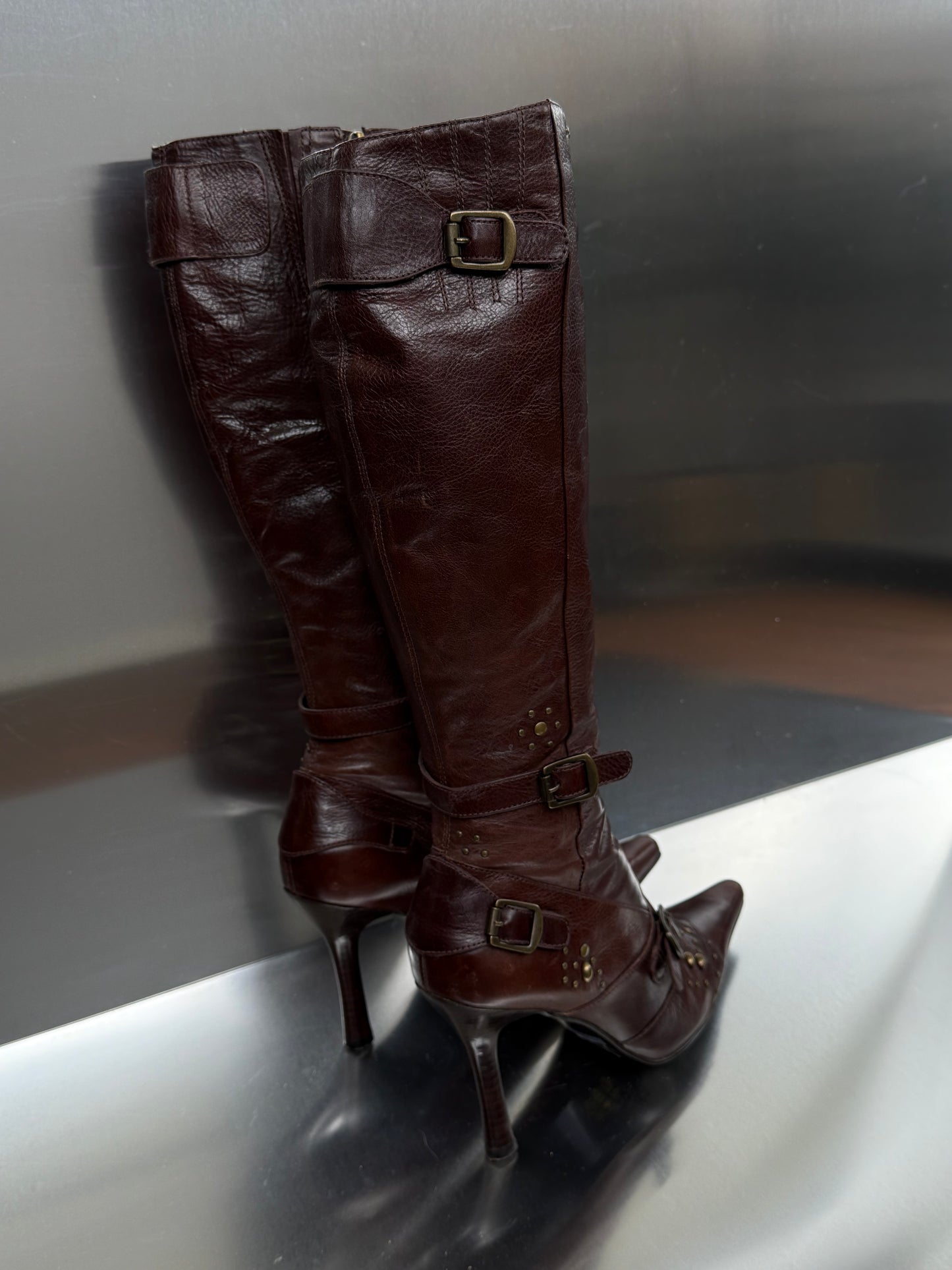 Vintage leather boots - TWINKLING GLOBAL