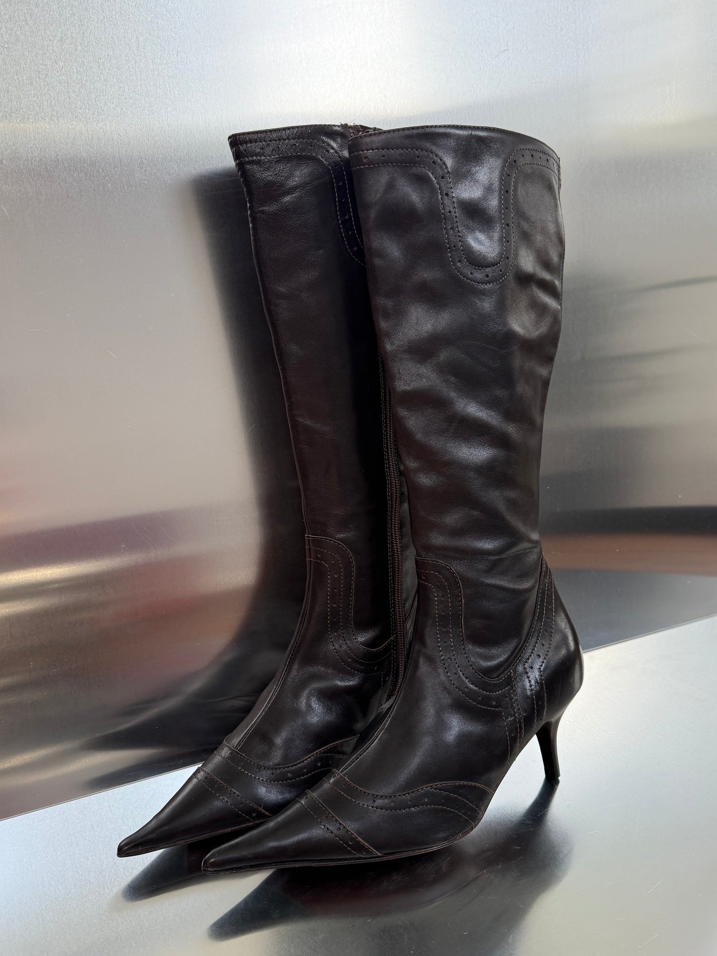 Vintage leather boots - TWINKLING GLOBAL