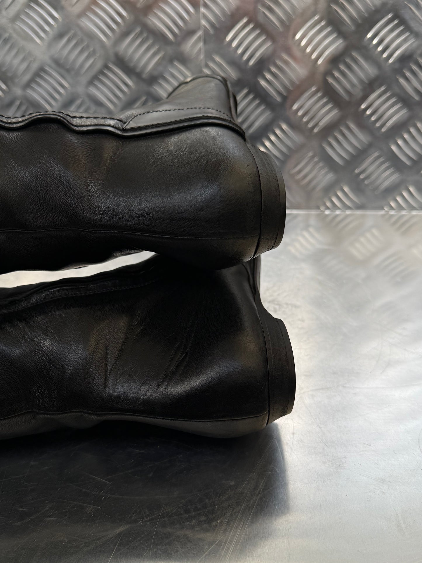 Vintage leather boots Gianmarco Lorenzi TWINKLING GLOBAL