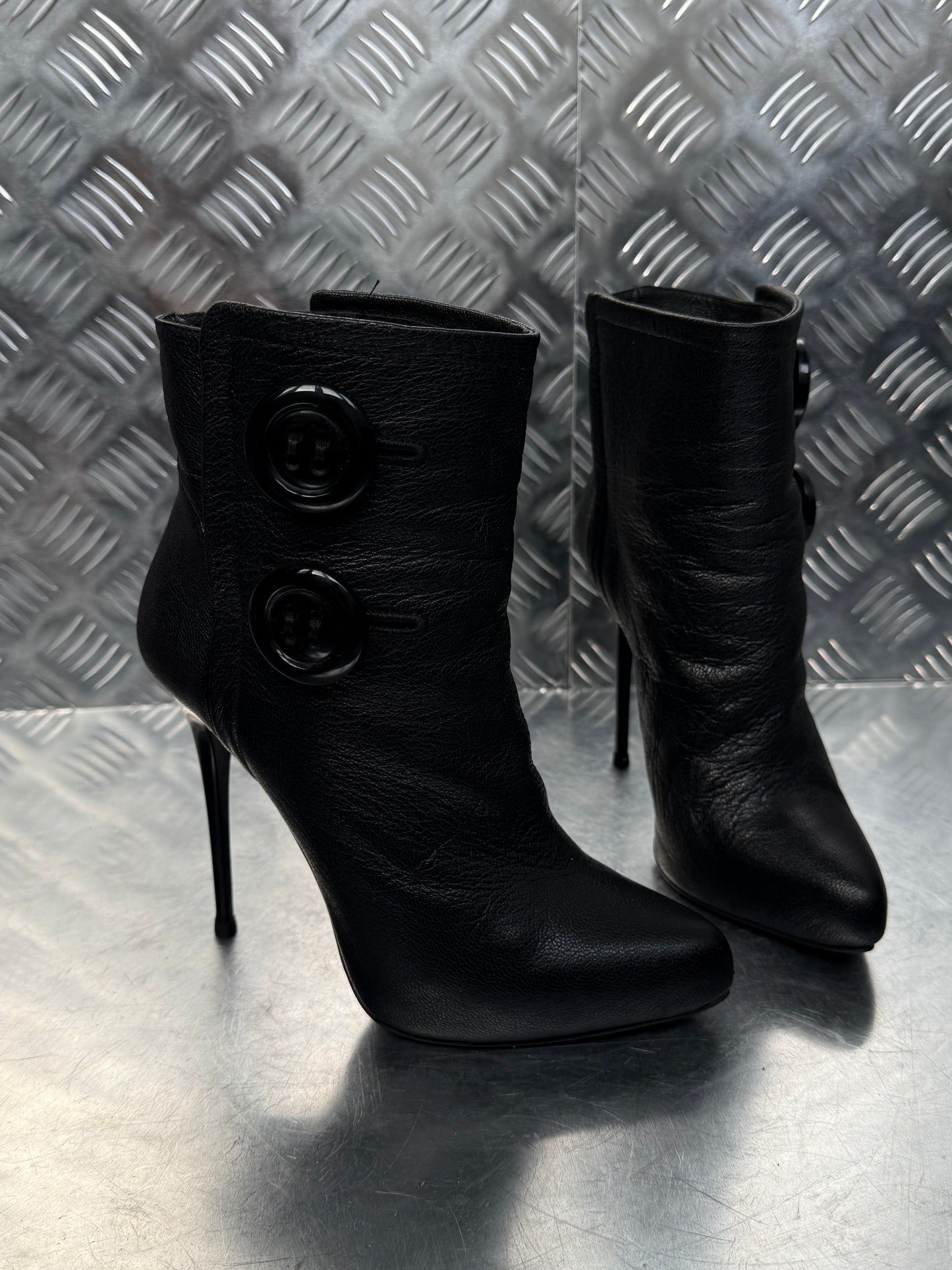 Vintage Gianmarco Lorenzi Buttoned Ankle Boots TWINKLING GLOBAL