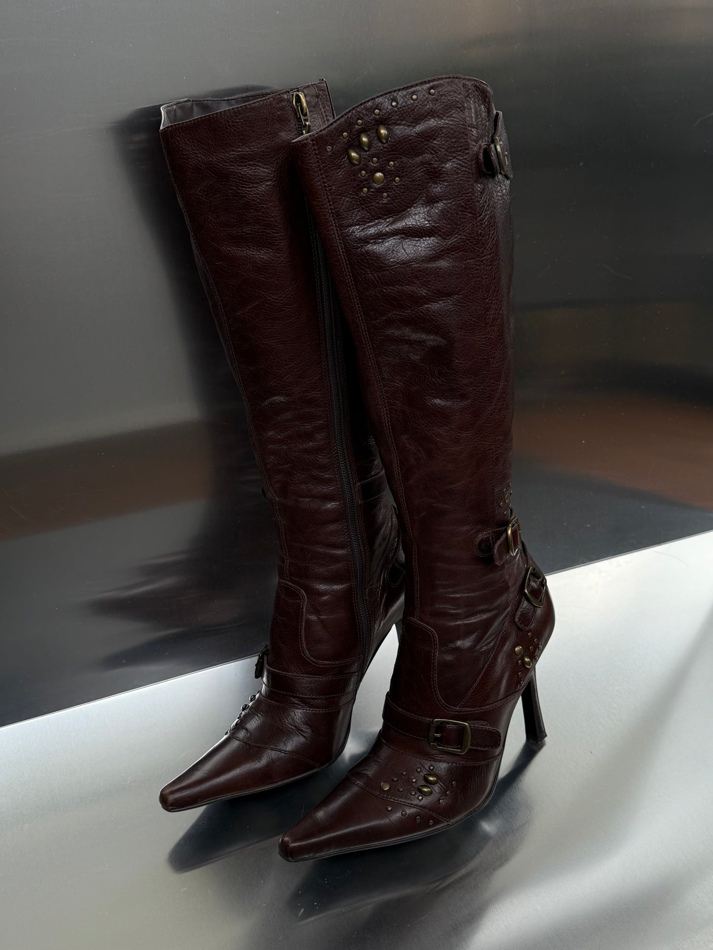 Vintage leather boots - TWINKLING GLOBAL
