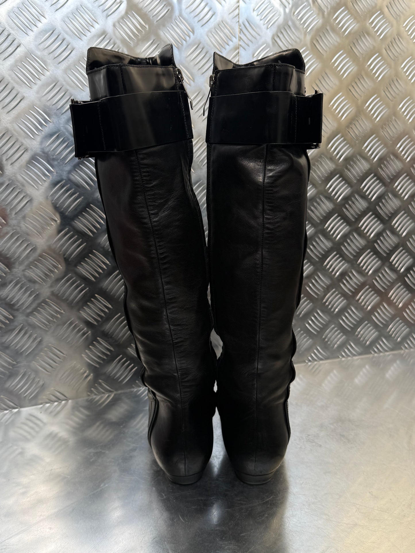 Vintage leather boots Gianmarco Lorenzi TWINKLING GLOBAL
