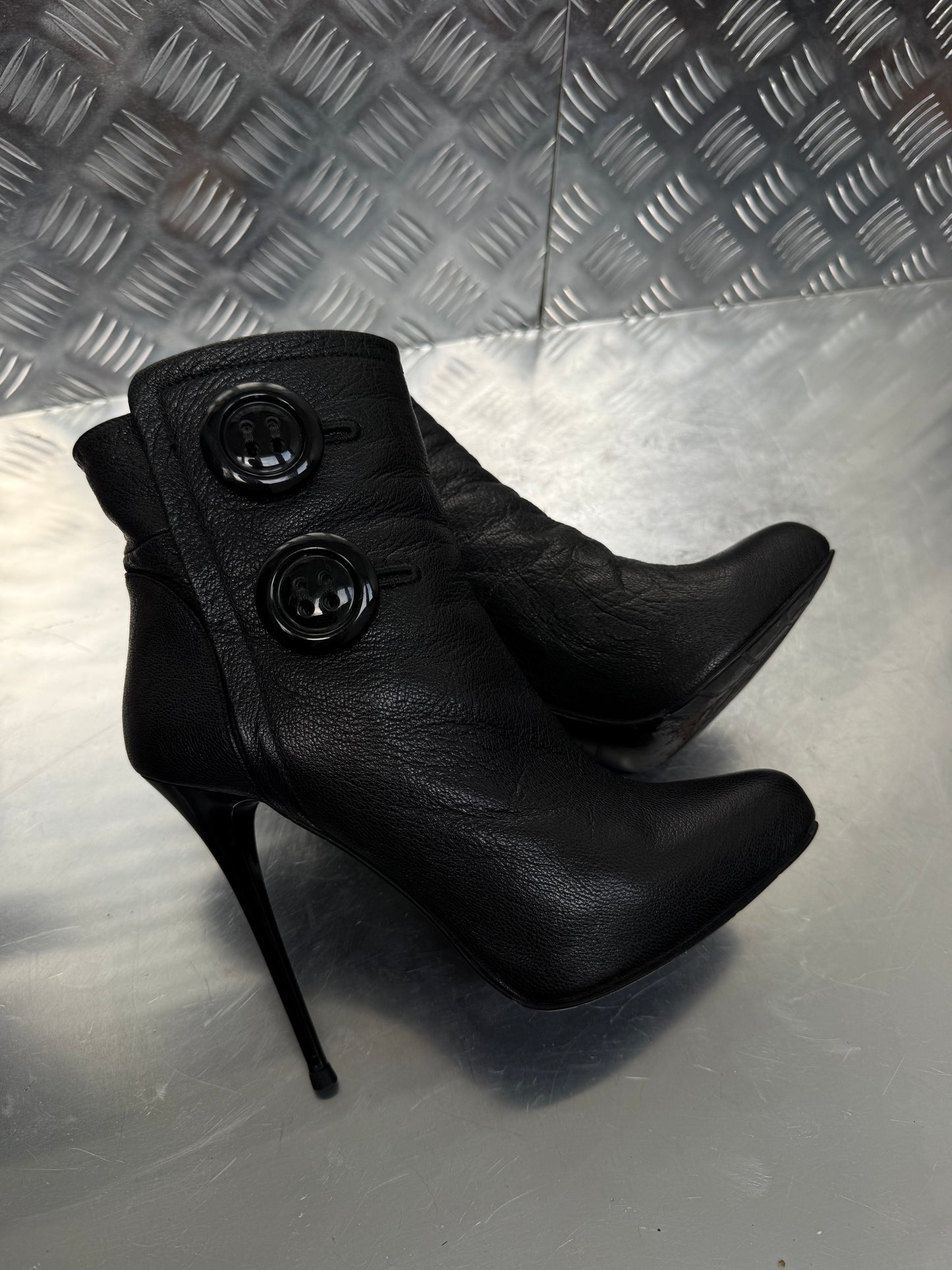 Vintage Gianmarco Lorenzi Buttoned Ankle Boots TWINKLING GLOBAL