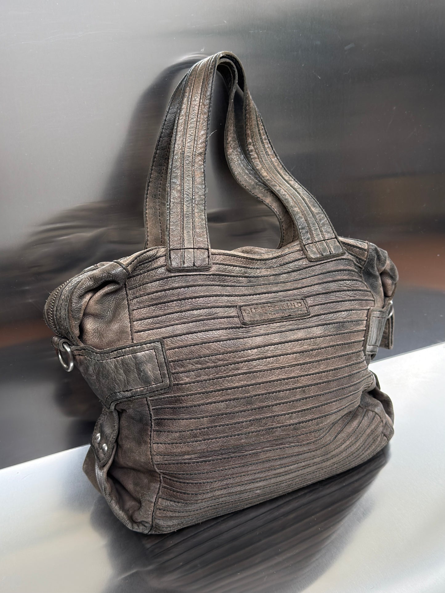 Vintage Leather Bag - TWINKLING GLOBAL