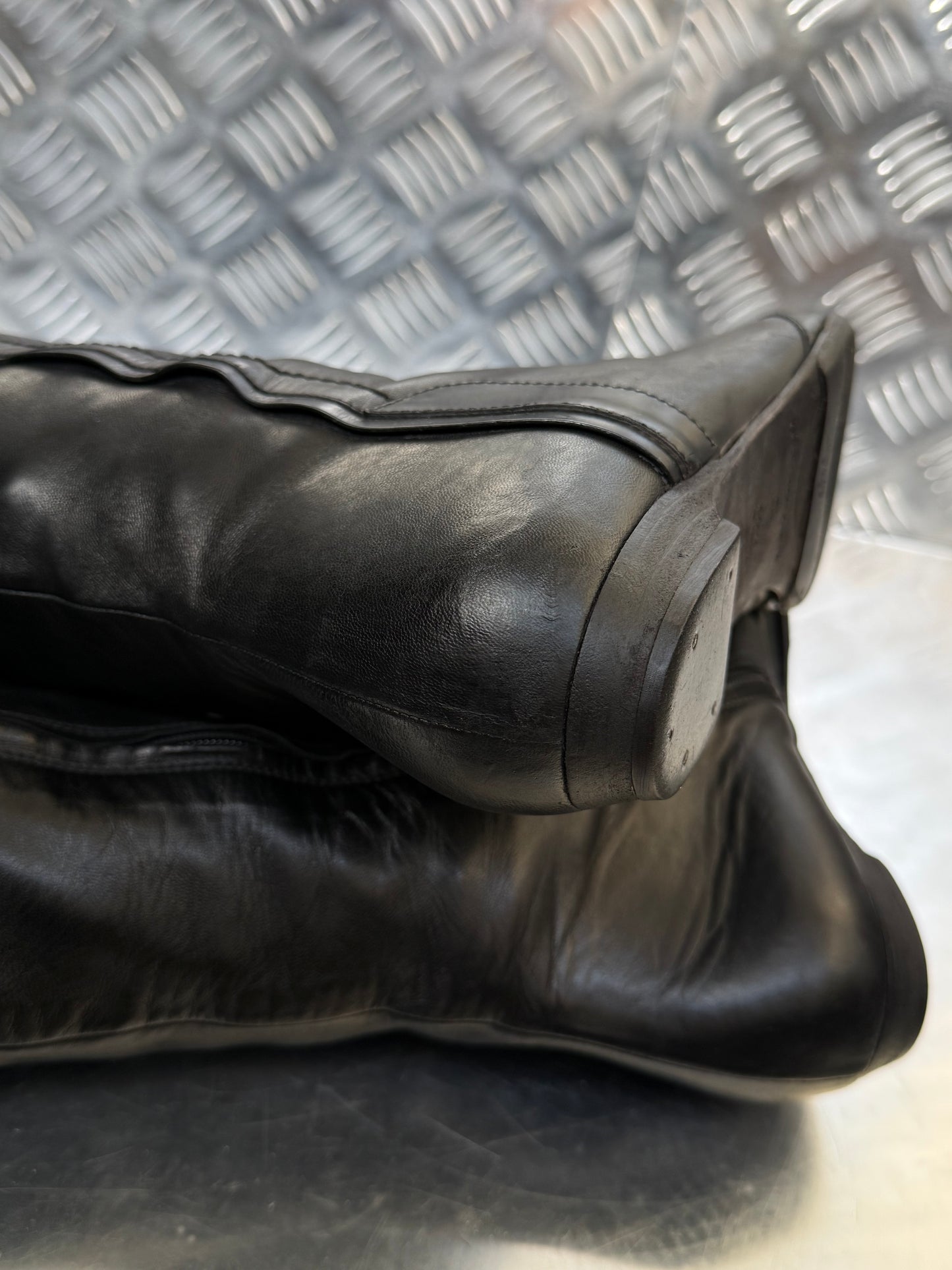 Vintage leather boots Gianmarco Lorenzi TWINKLING GLOBAL