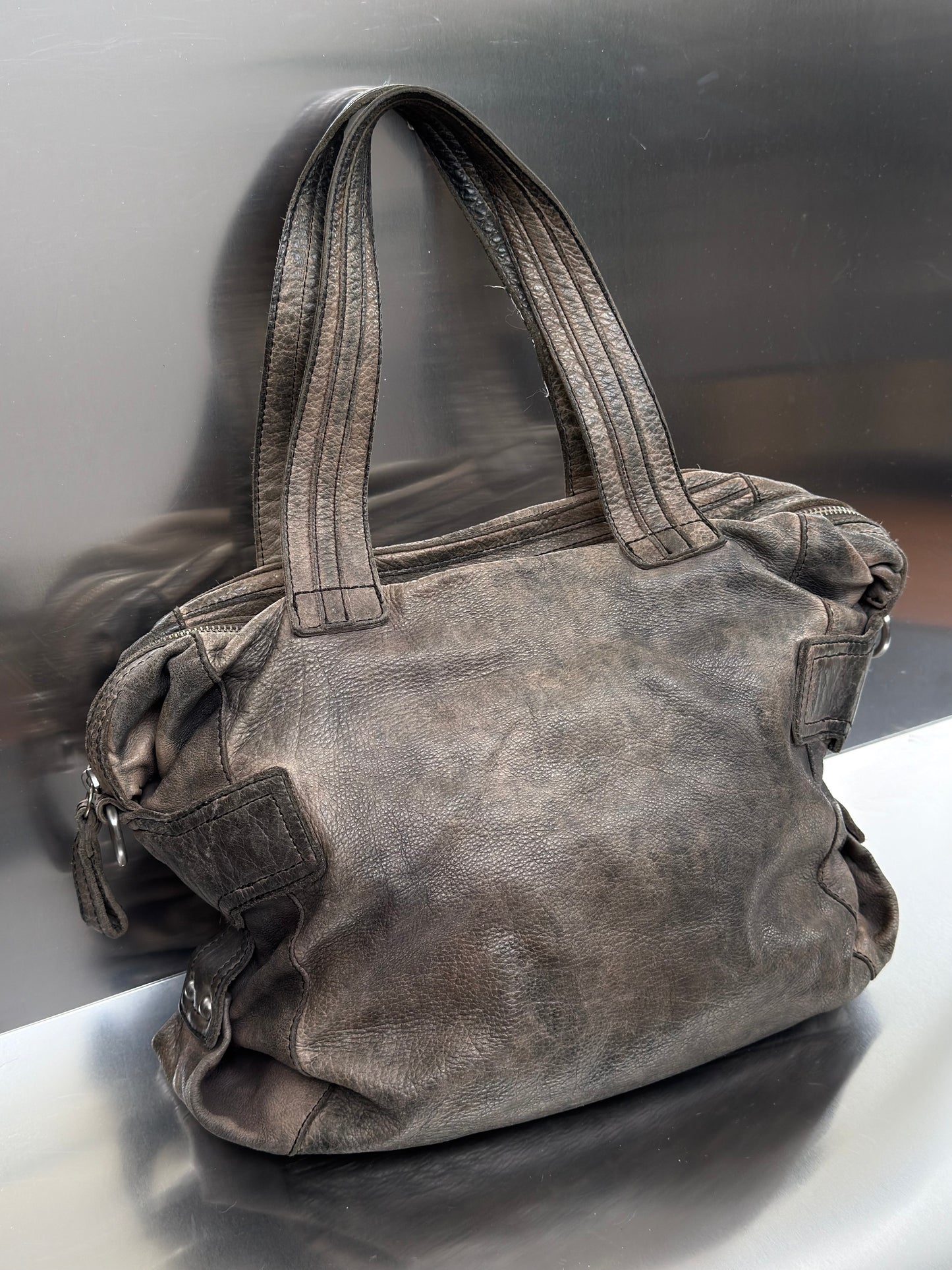 Vintage Leather Bag - TWINKLING GLOBAL