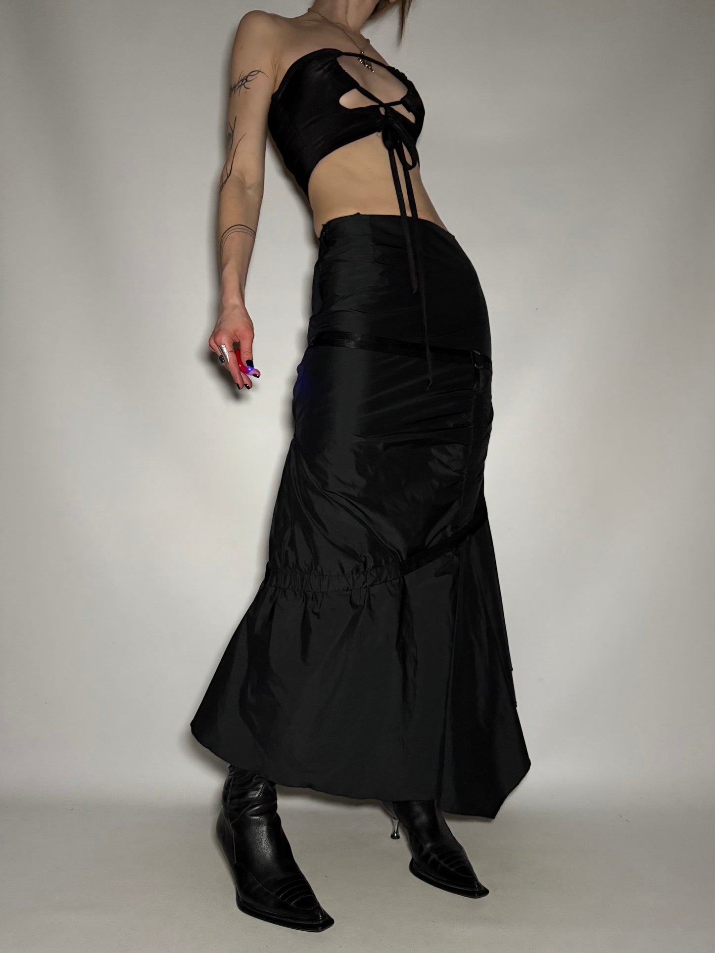 Maxi Asymmetrical Skirt - TWINKLING GLOBAL