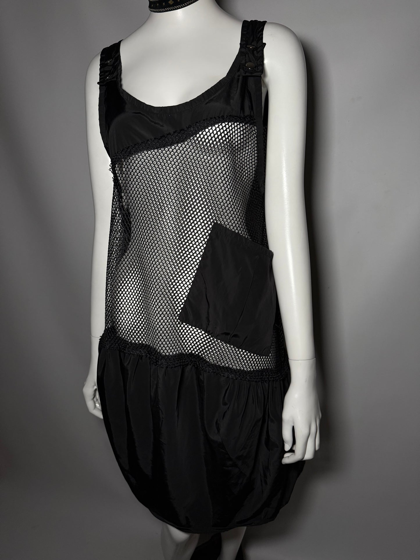 Vintage Mesh Tunic Dress - TWINKLING GLOBAL