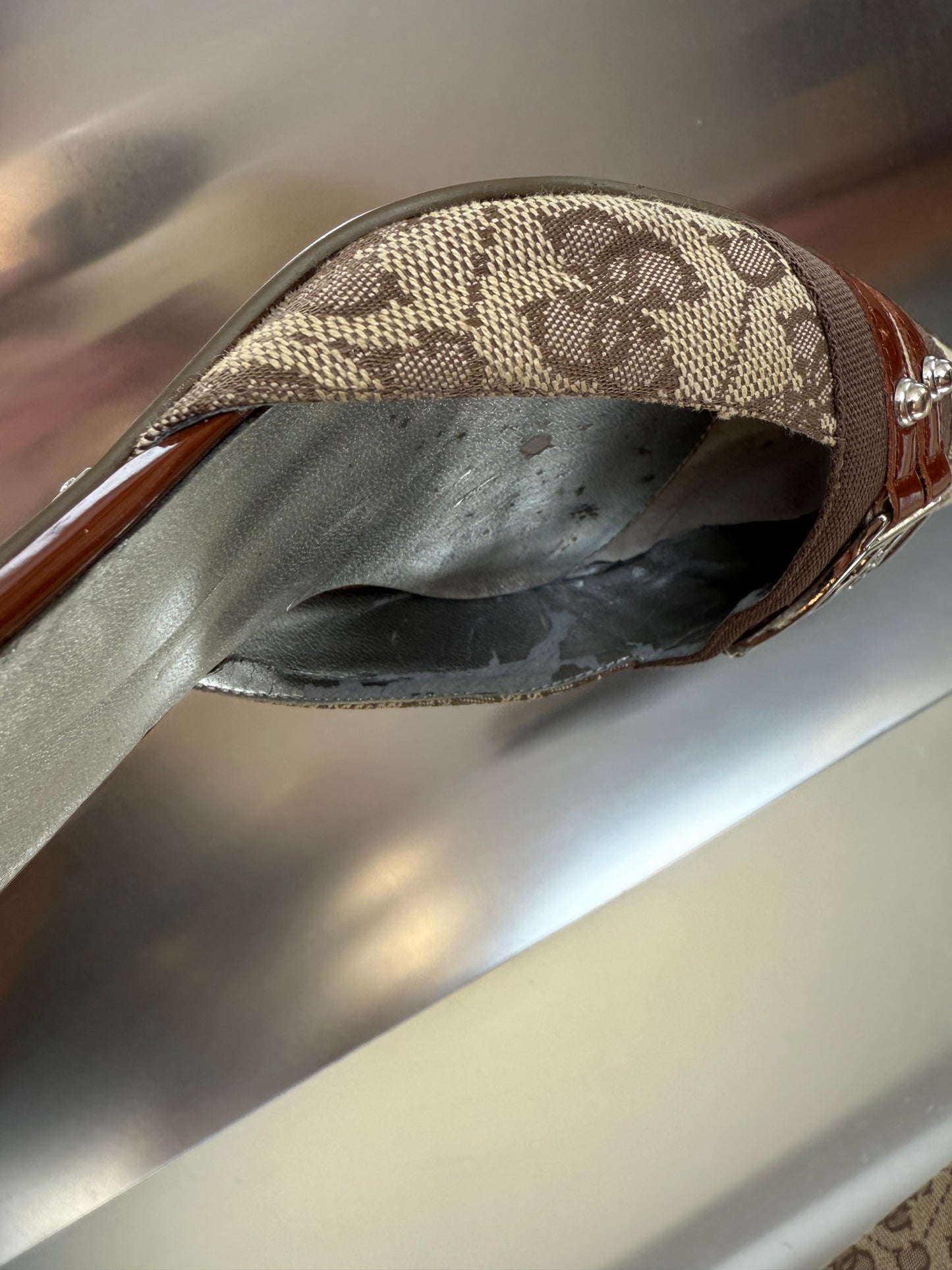 Vintage kitten heel mule Guess - TWINKLING GLOBAL