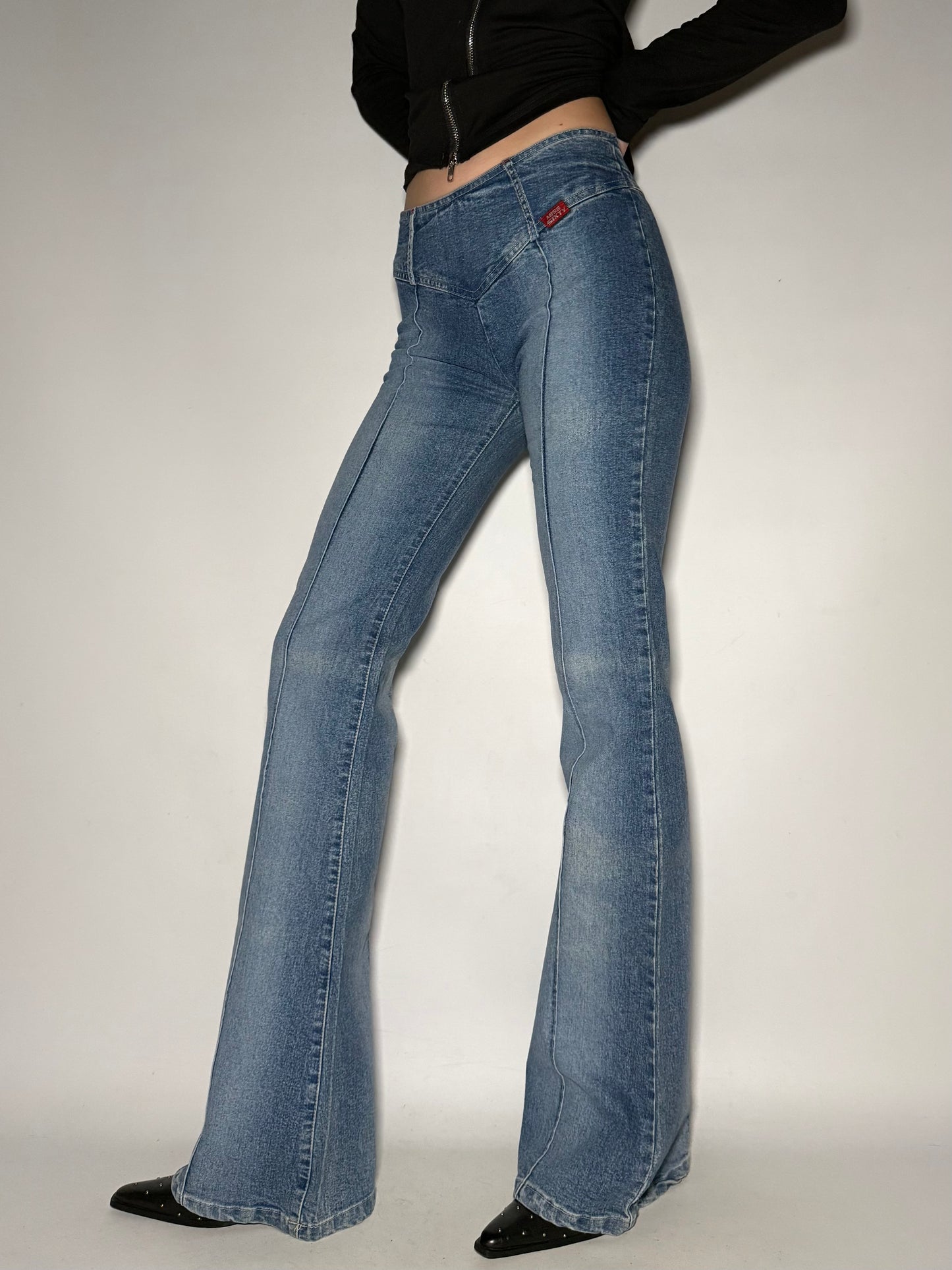 Miss Sixty V-Cut Flare Jeans Twinkling Global