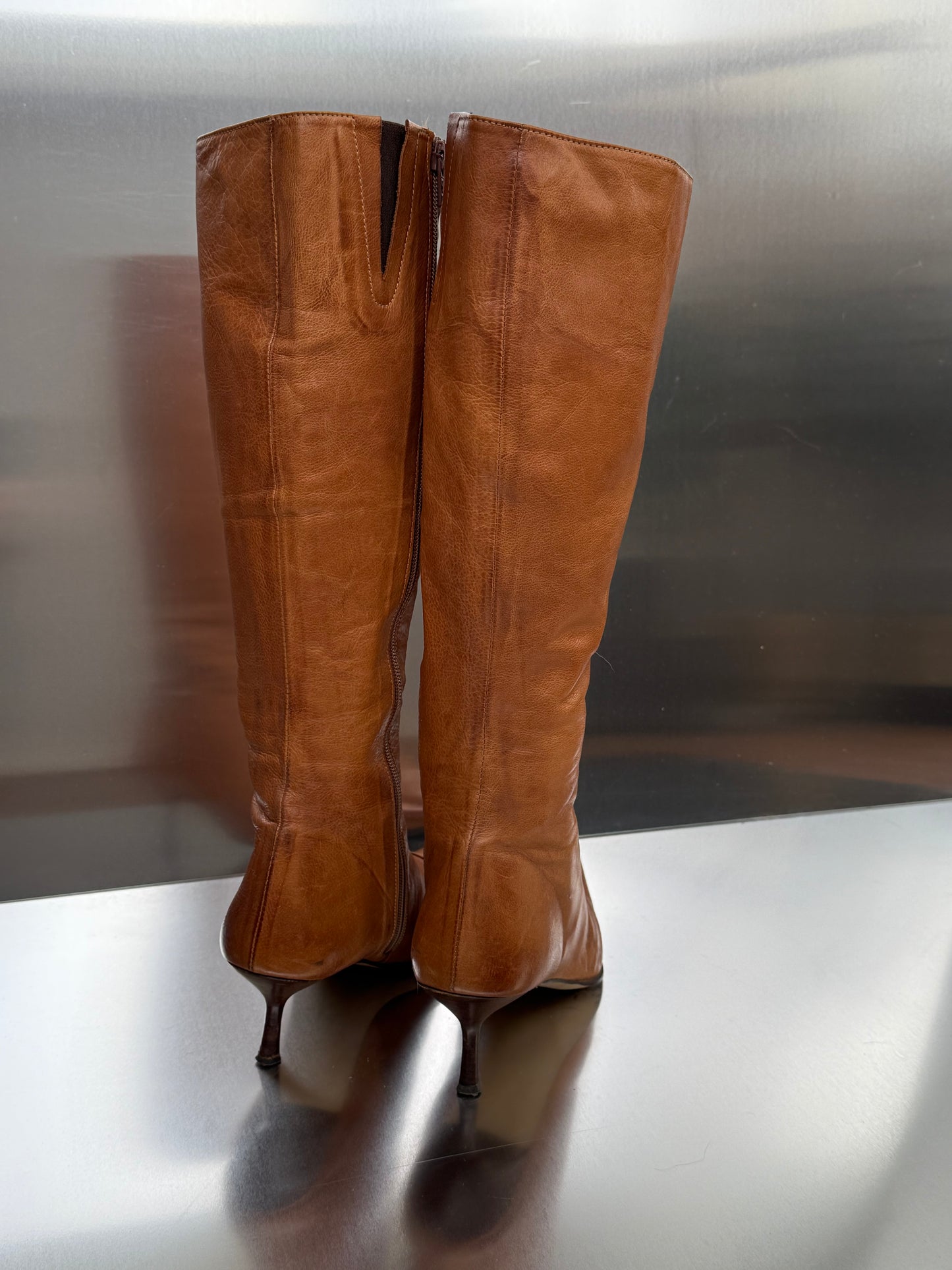Vintage leather boots - TWINKLING GLOBAL