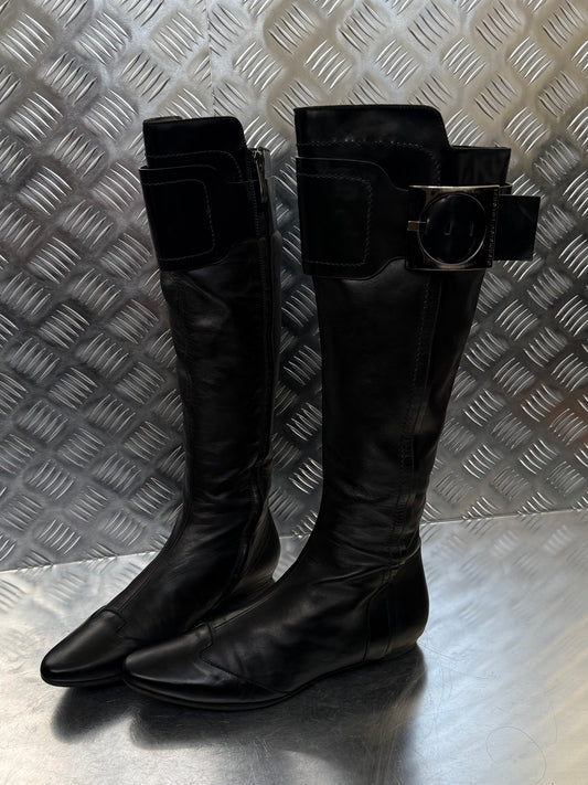 Vintage leather boots Gianmarco Lorenzi TWINKLING GLOBAL