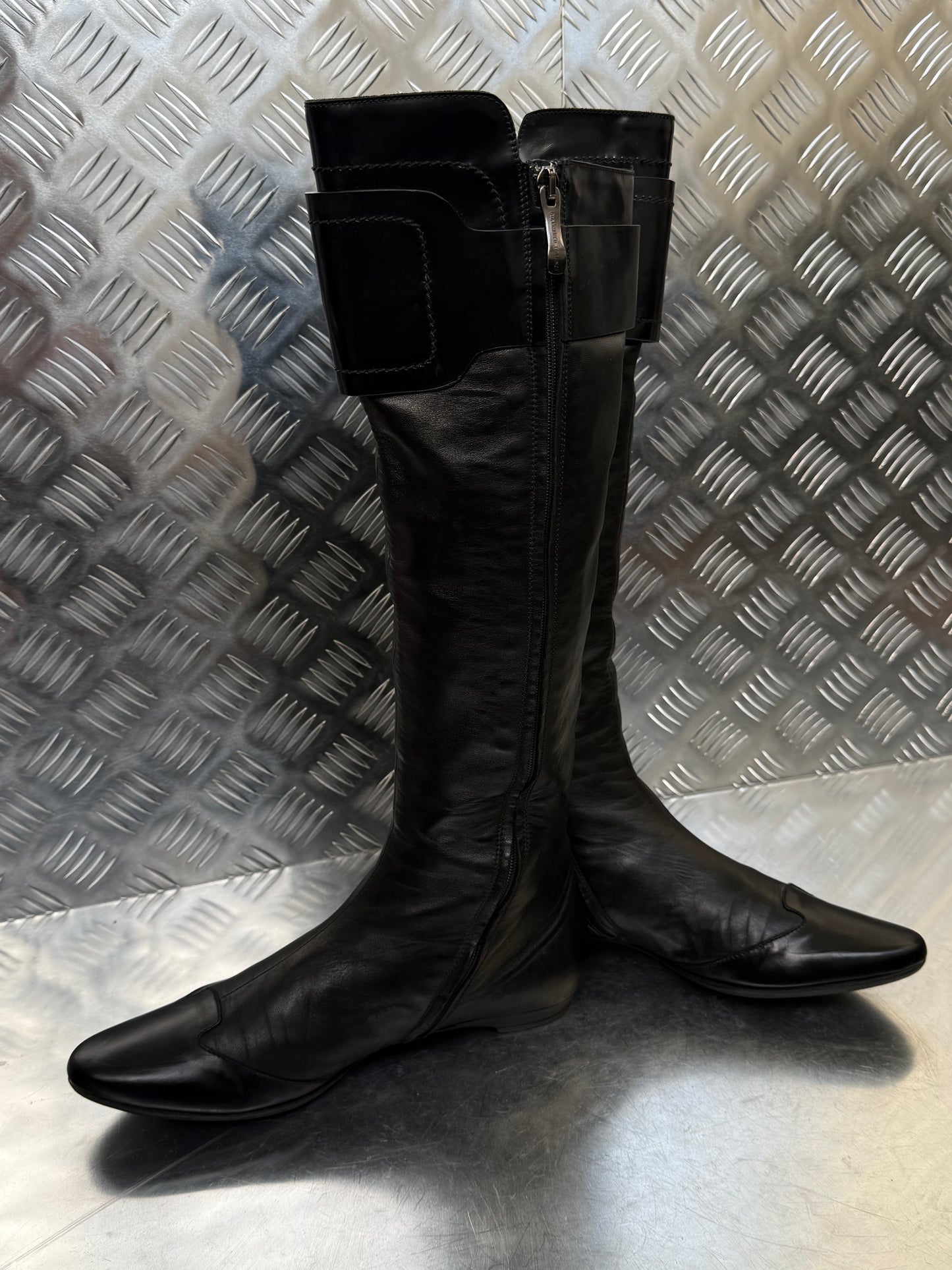 Vintage leather boots Gianmarco Lorenzi TWINKLING GLOBAL