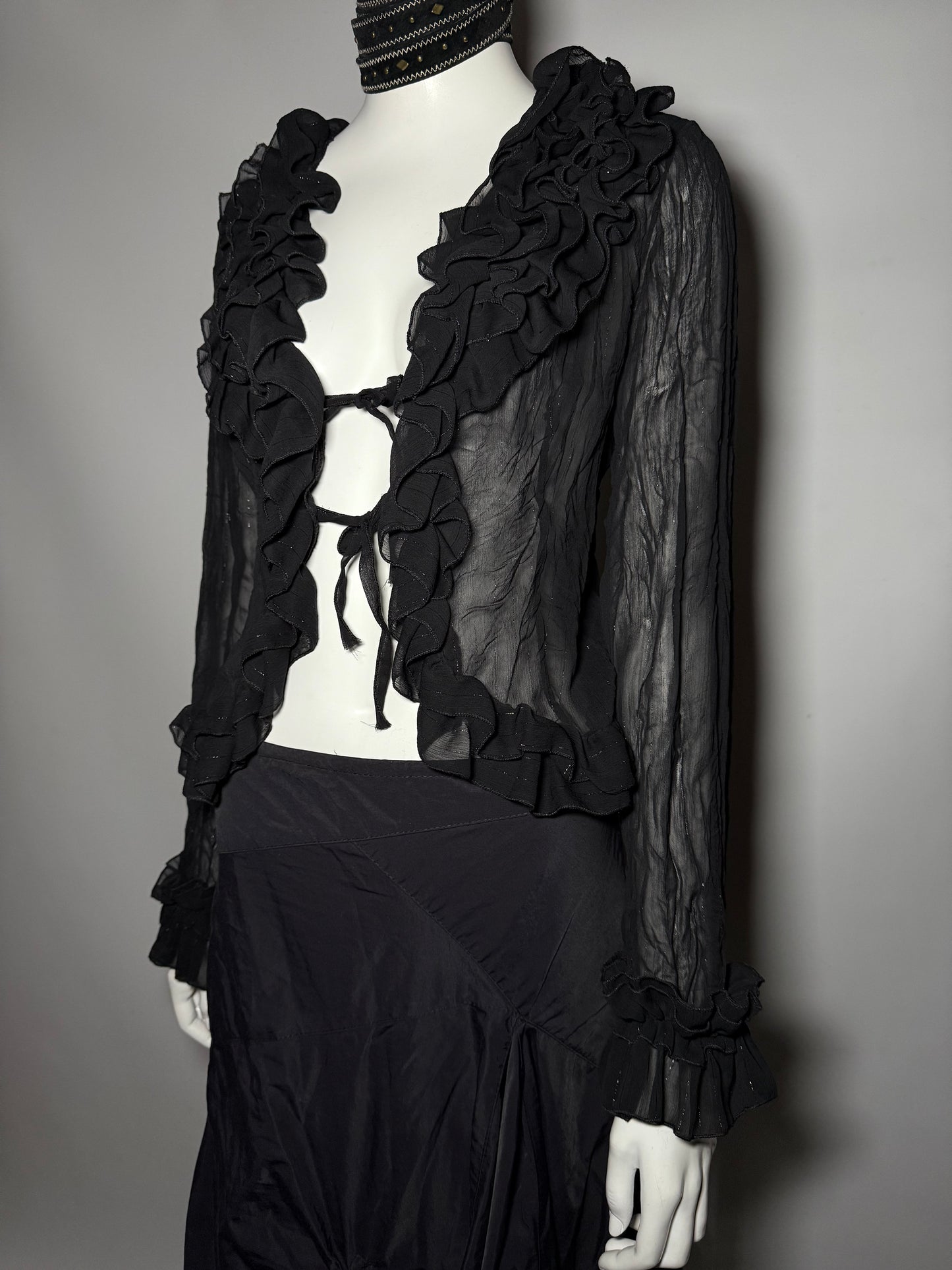 Vintage Ruffled Blouse - TWINKLING GLOBAL