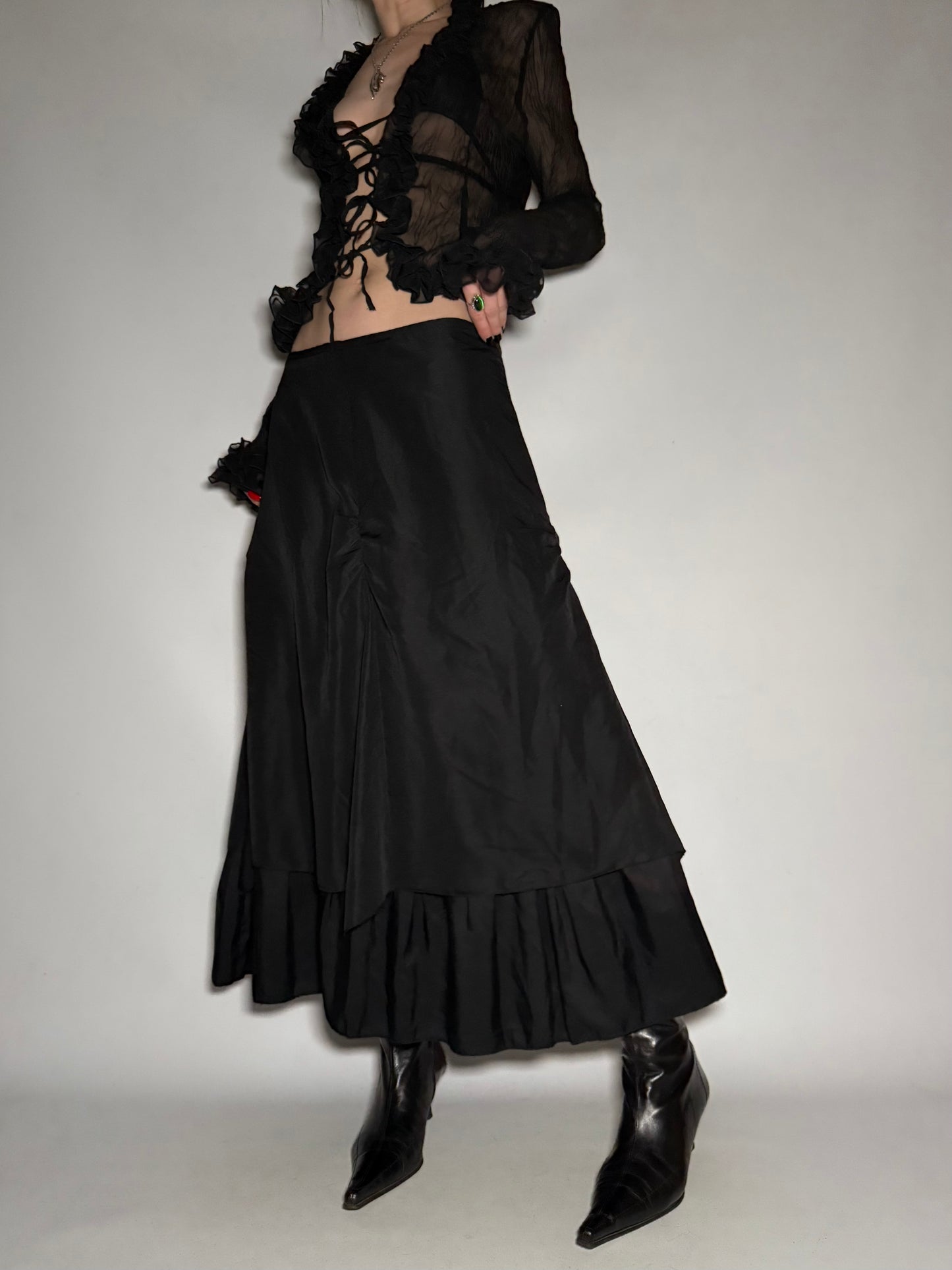Vintage maxi skirt - TWINKLING GLOBAL