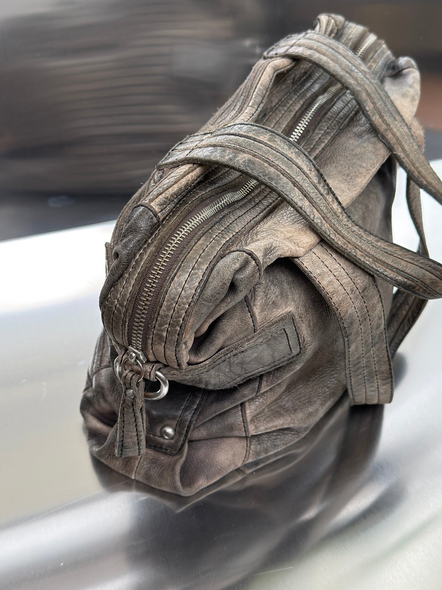 Vintage Leather Bag - TWINKLING GLOBAL