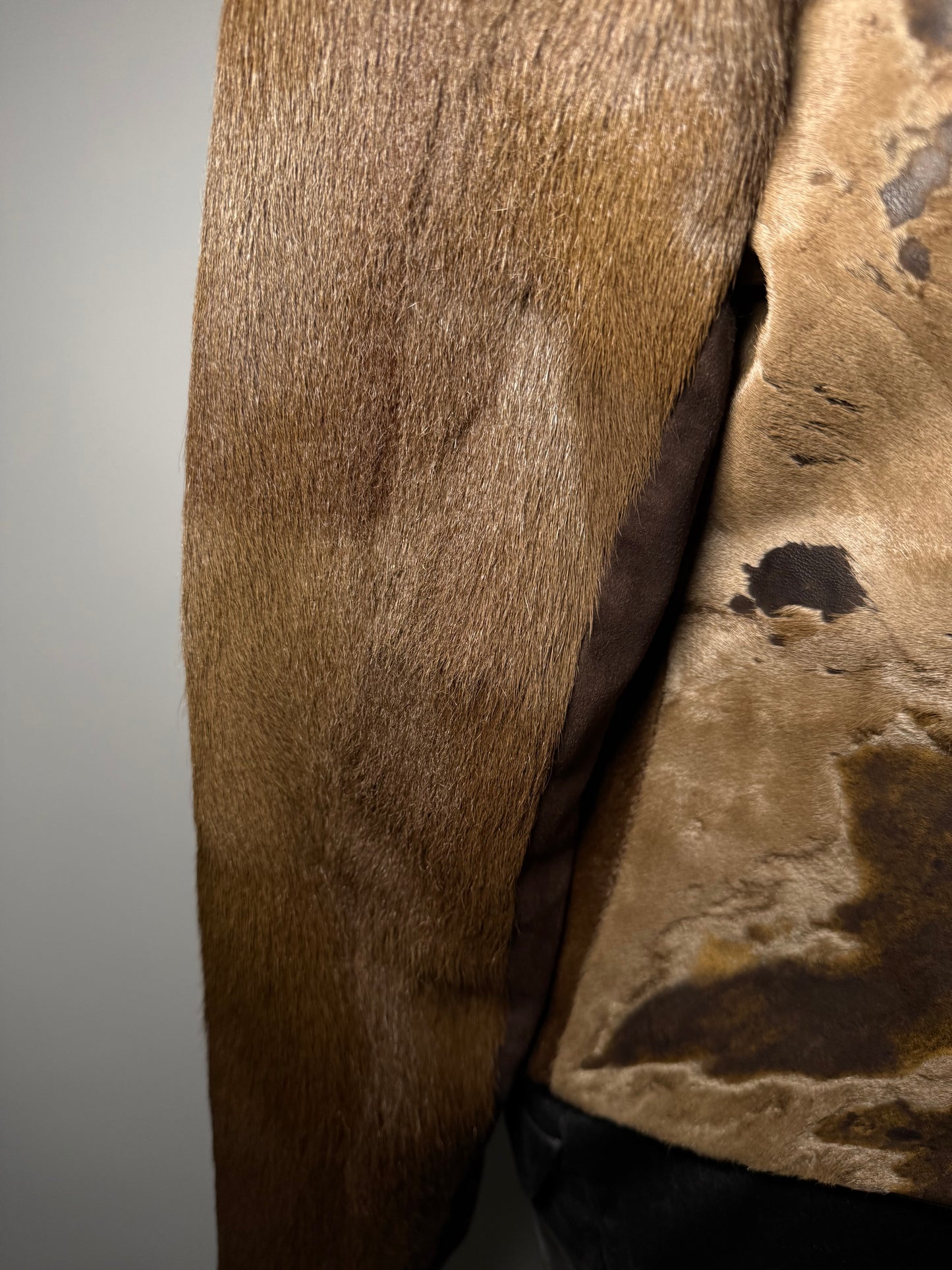 Vintage pony fur & leather jacket Twinkling Global