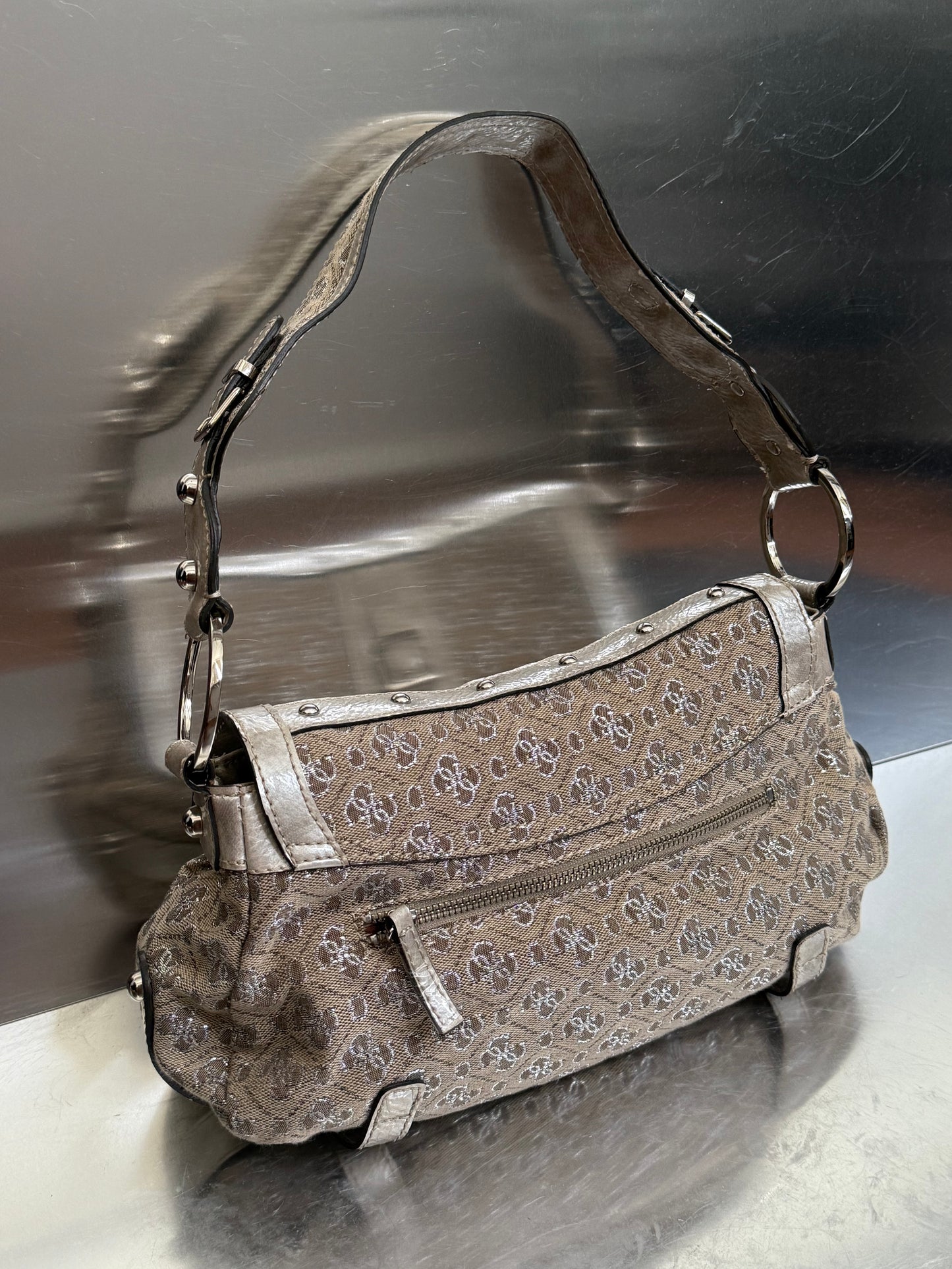Vintage Monogram Shoulder Bag by Guess  Twinkling