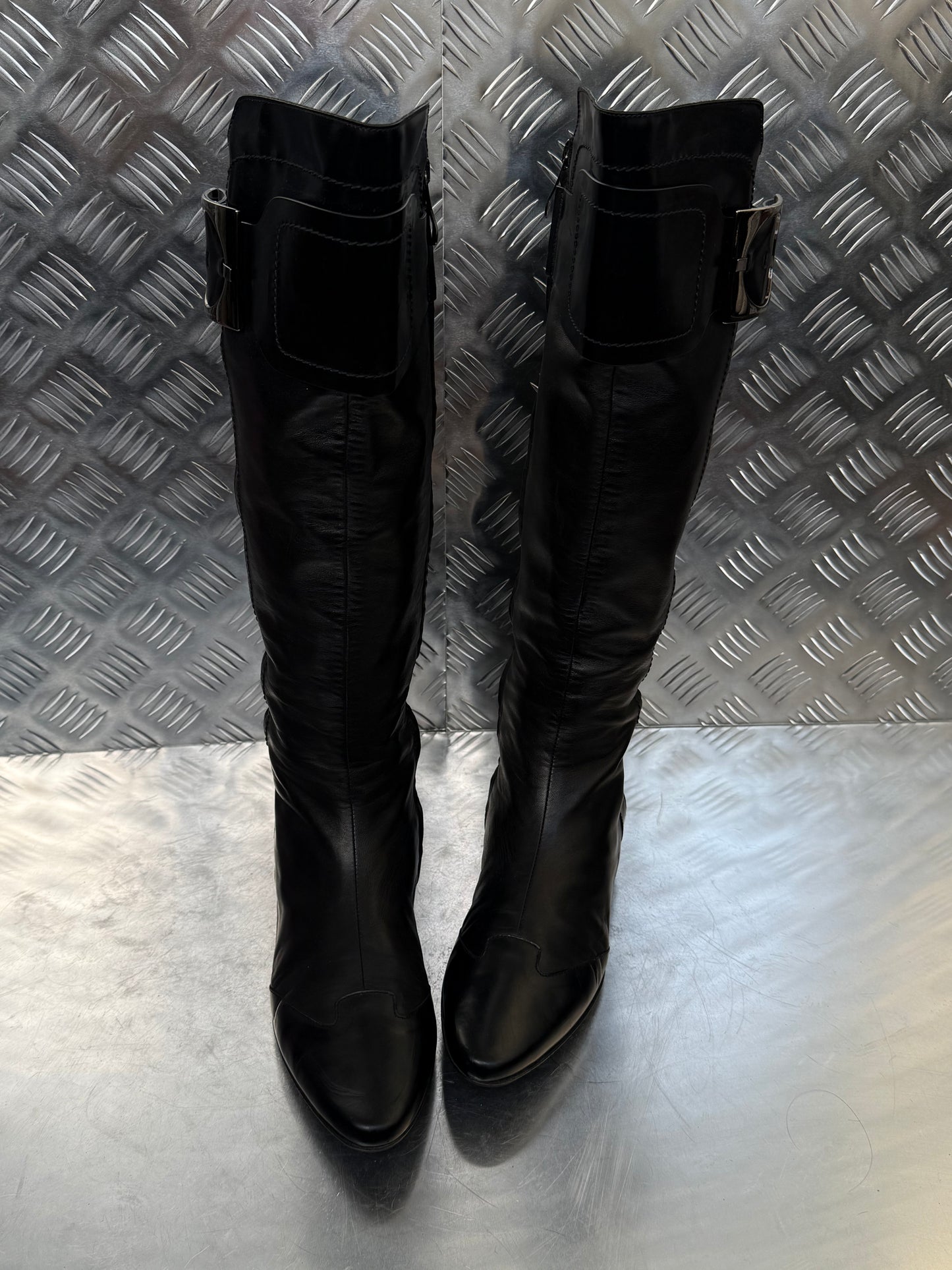 Vintage leather boots Gianmarco Lorenzi TWINKLING GLOBAL