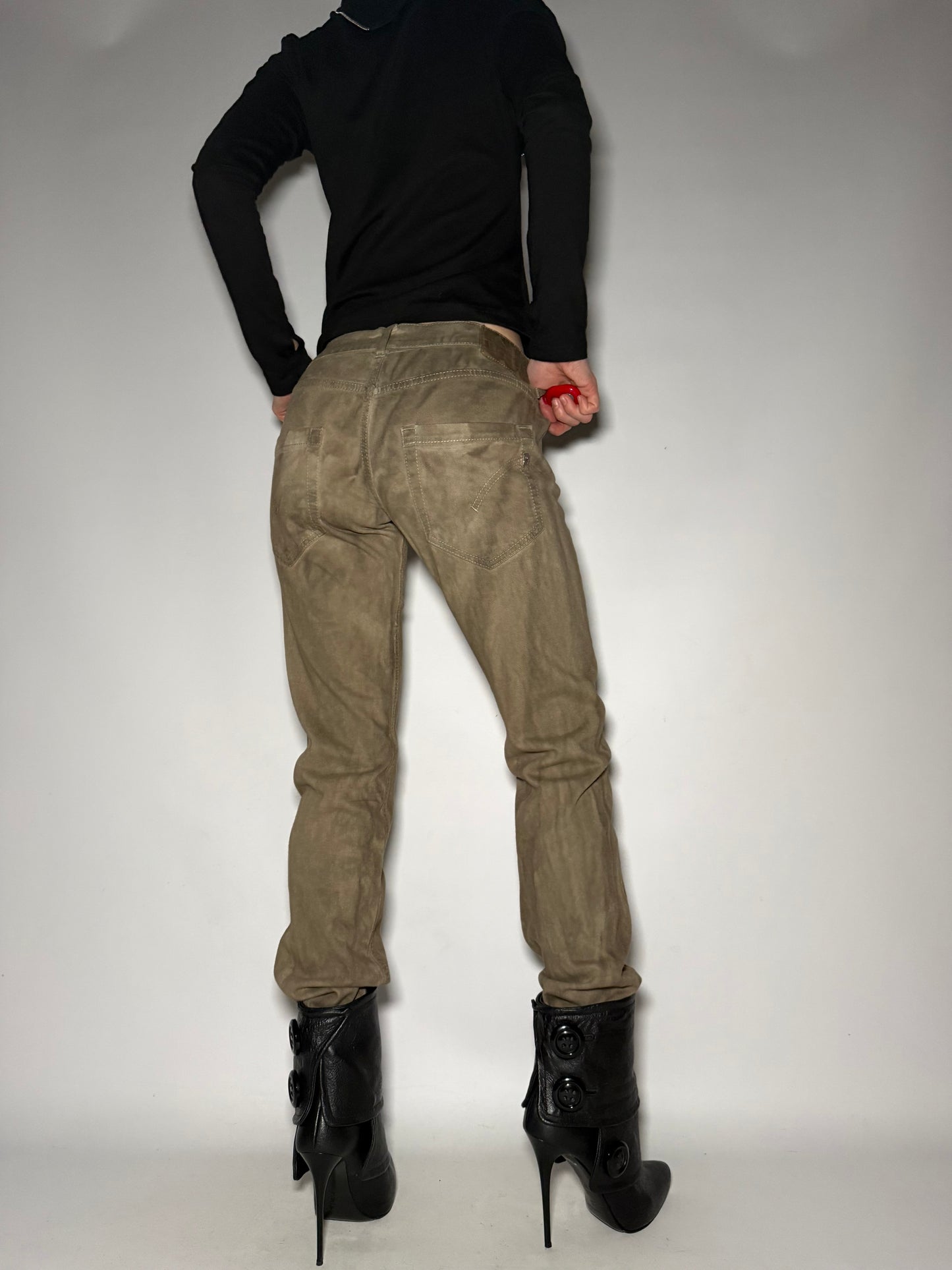 Vintage Italian Dondup Washed Straight Pants Twinkling Global