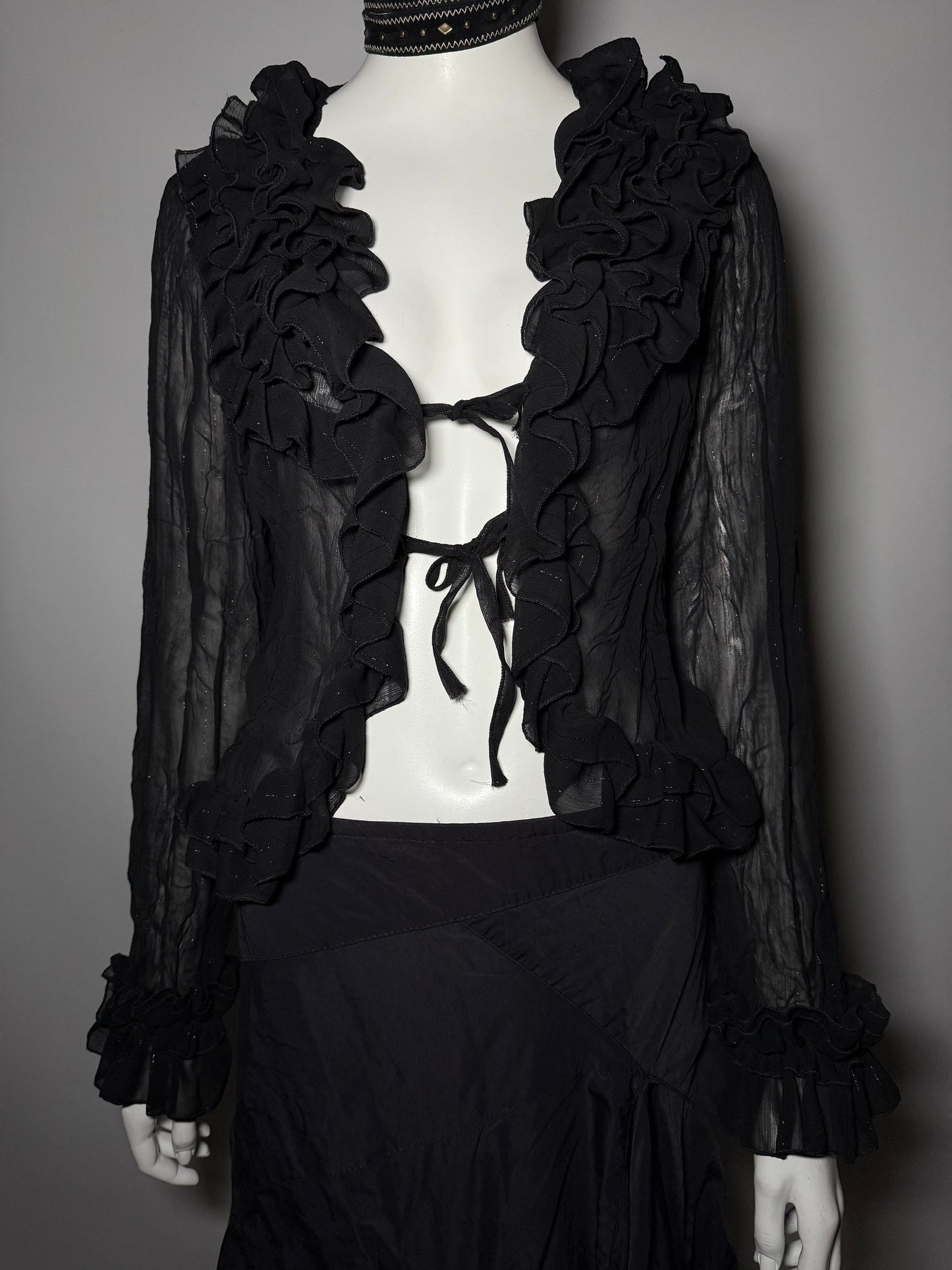 Vintage Ruffled Blouse - TWINKLING GLOBAL