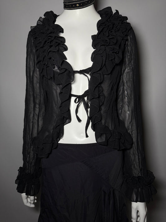 Vintage Ruffled Blouse - TWINKLING GLOBAL