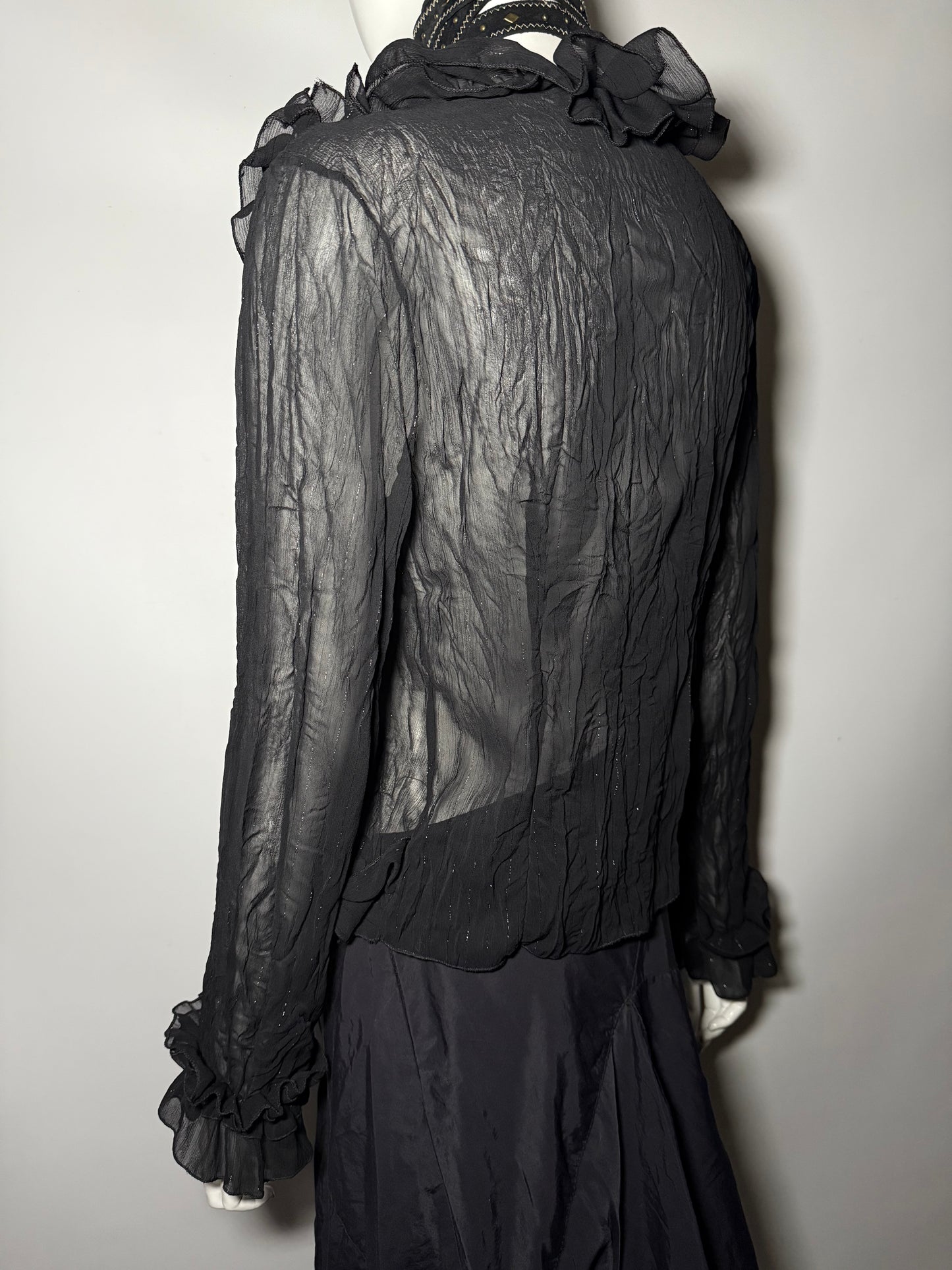 Vintage Ruffled Blouse - TWINKLING GLOBAL