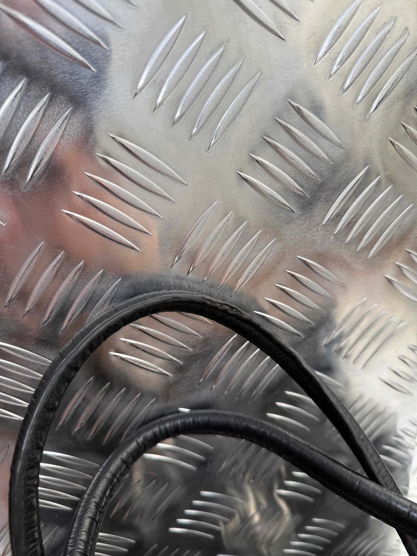 Vintage Black Leather Bag Twinkling Global