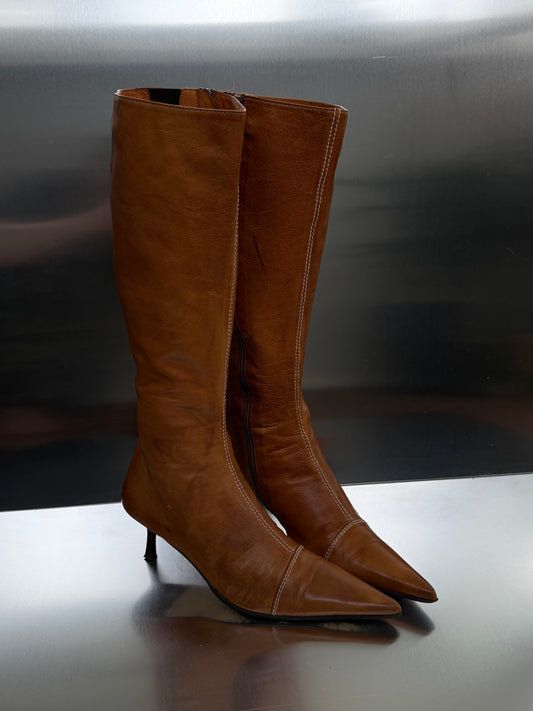 Vintage leather boots - TWINKLING GLOBAL